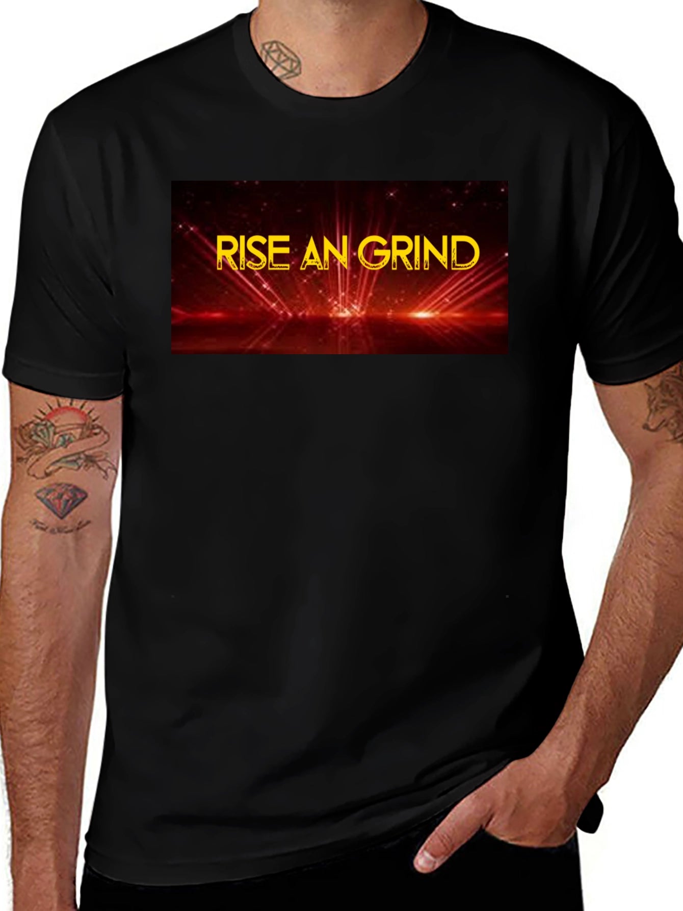 Rise An Grind Graphic Tee - Motivation Shirt