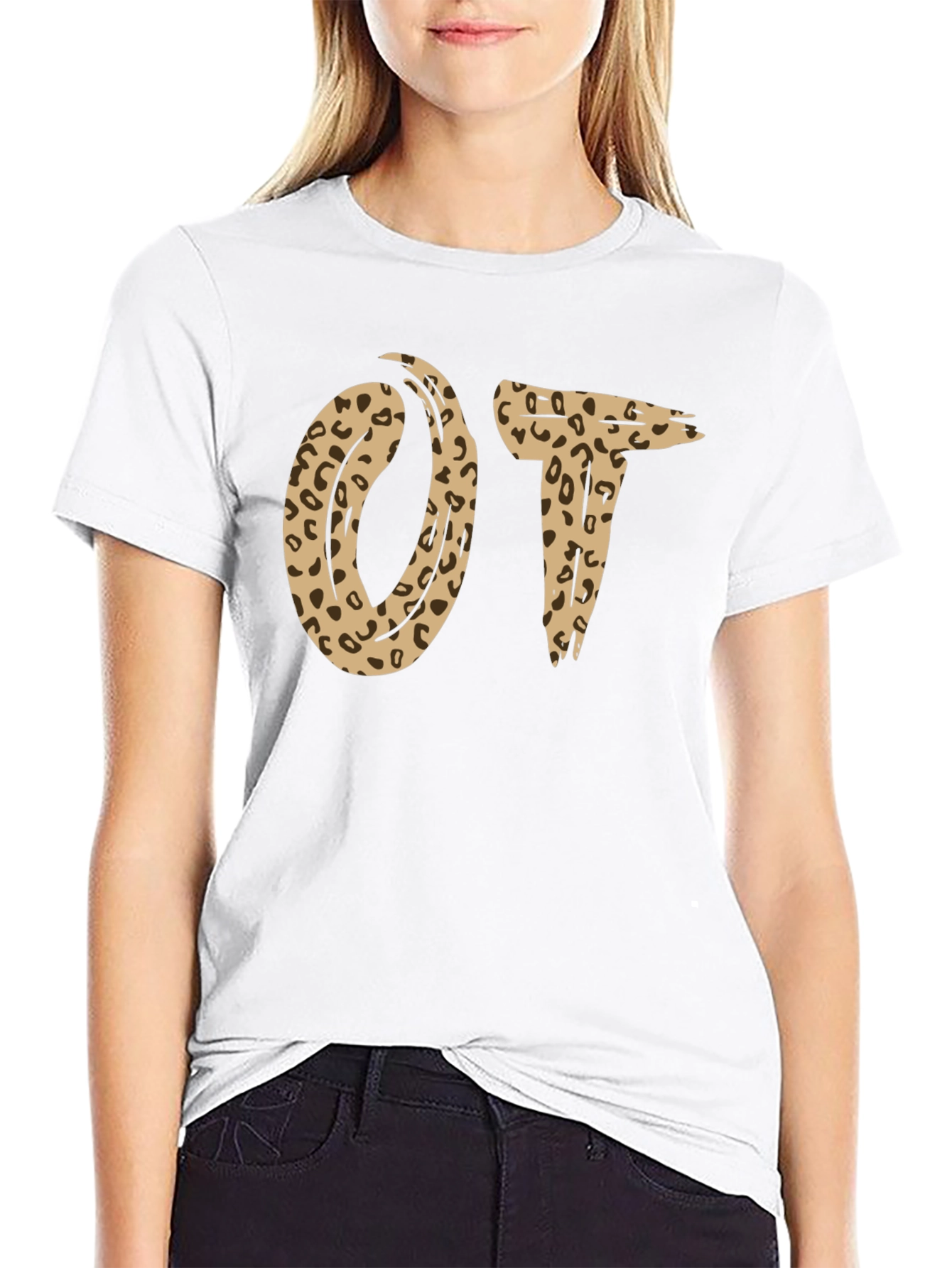 Leopard Print OT T-Shirt - Occupational Therapy