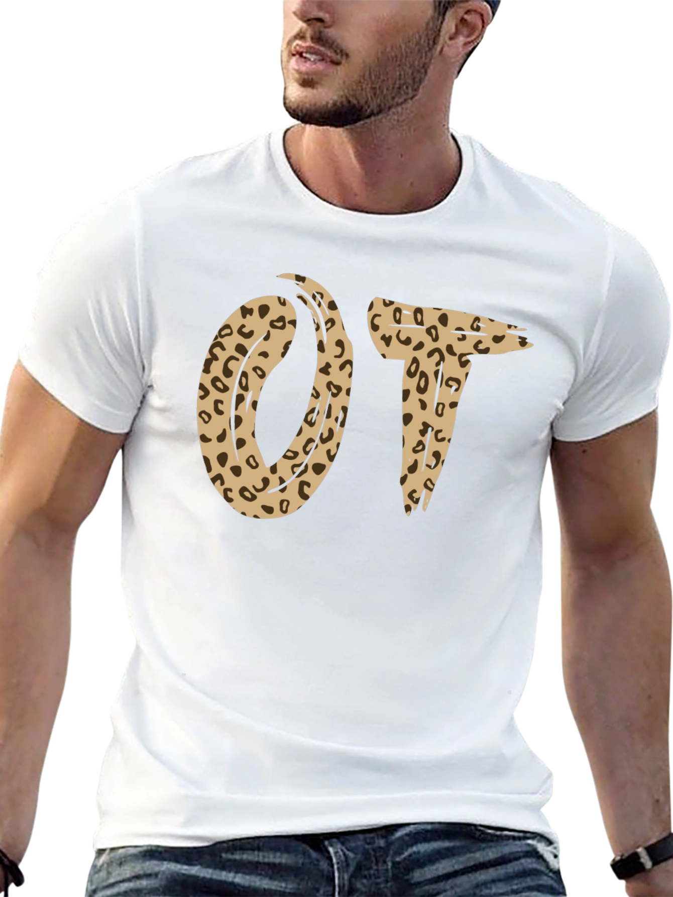 Leopard Print OT T-Shirt - Occupational Therapy
