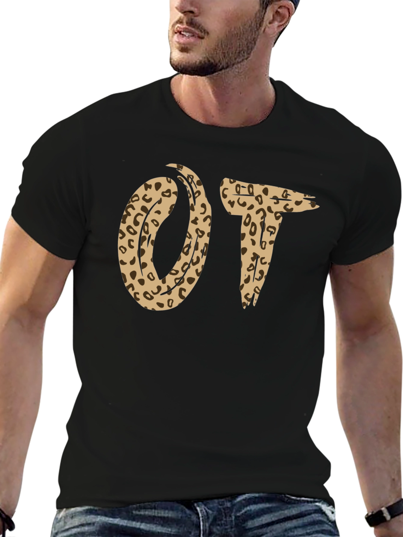 Leopard Print OT T-Shirt - Occupational Therapy
