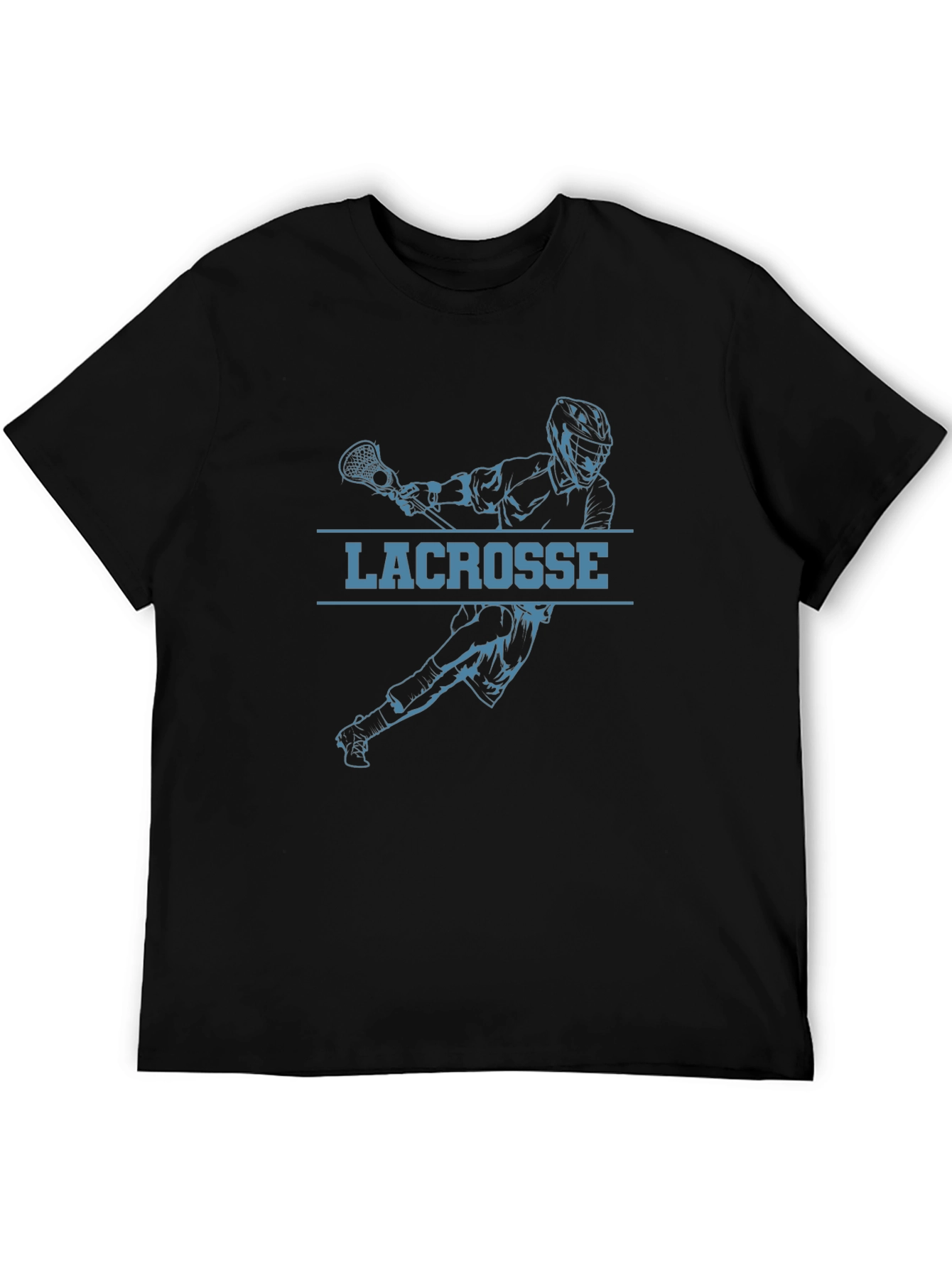 Lacrosse Player Graphic T-Shirt