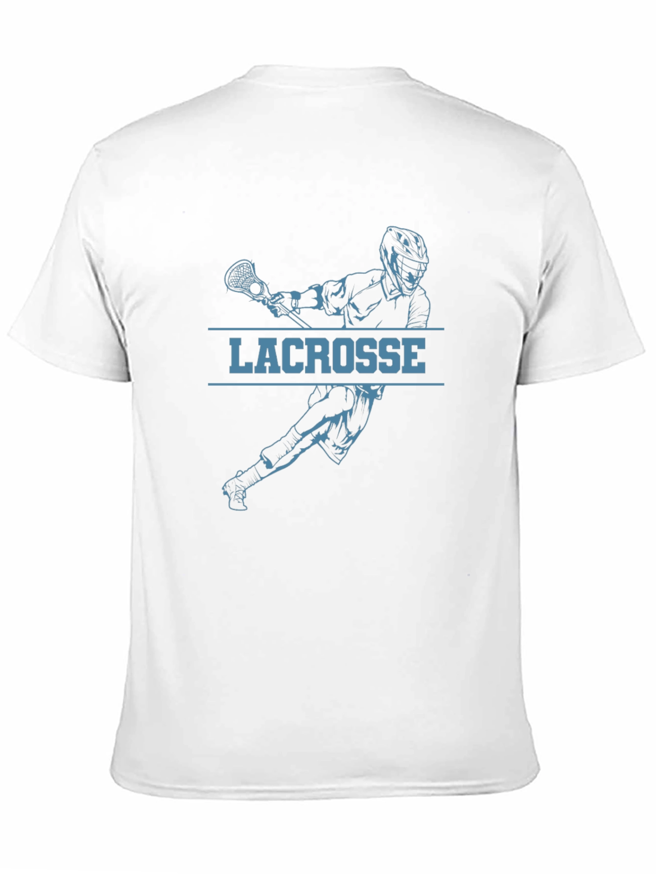 Lacrosse Player Graphic T-Shirt