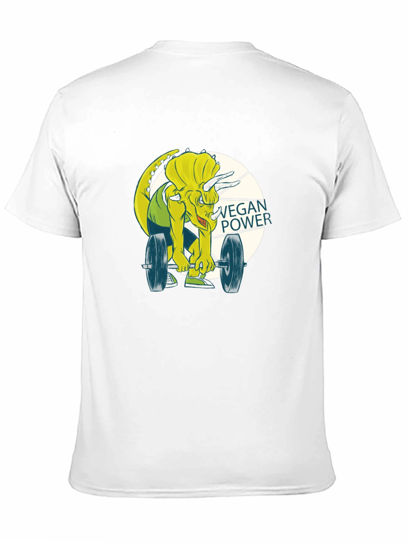Vegan Power Dinosaur Graphic Tee
