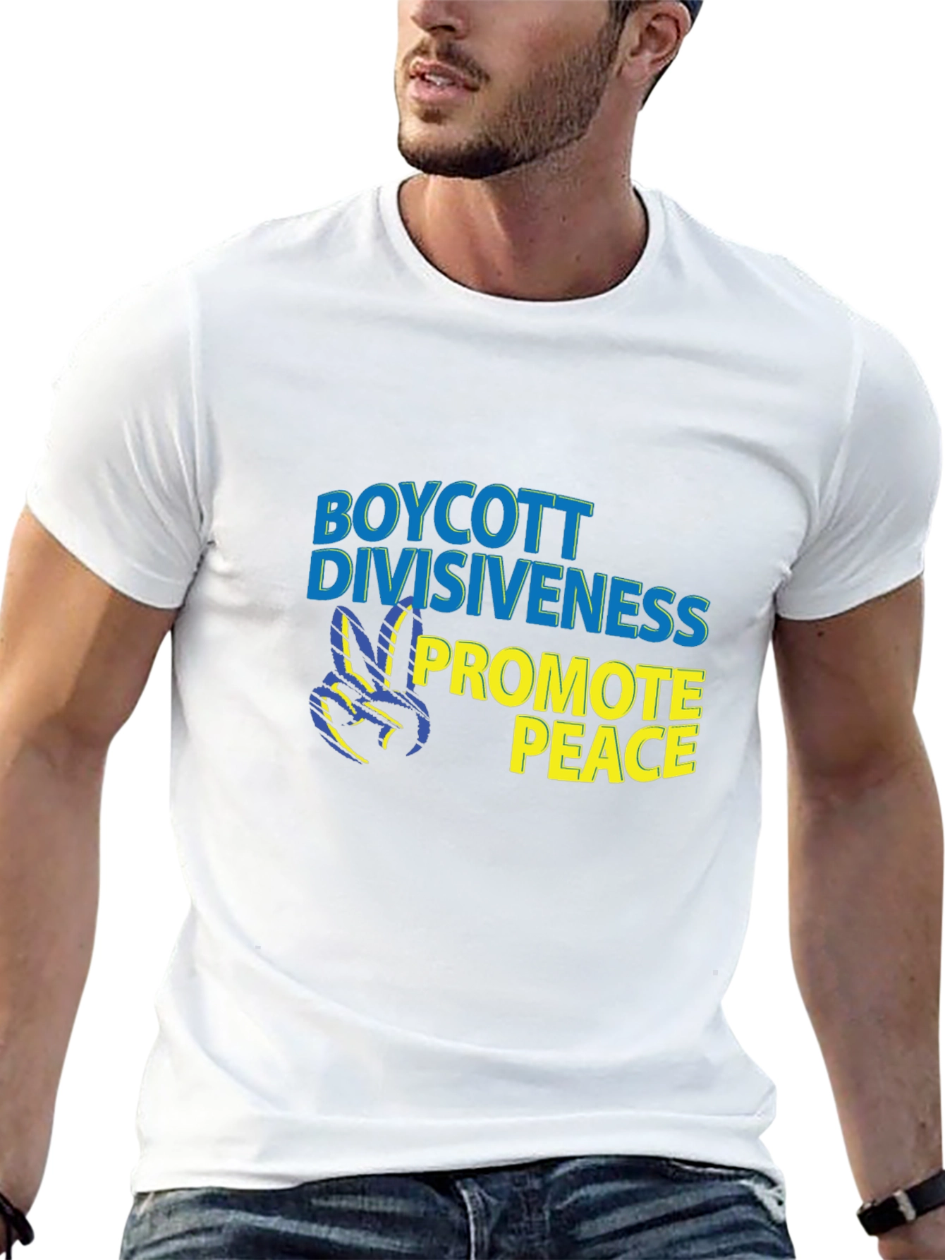 Boycott Divisiveness Promote Peace T-Shirt