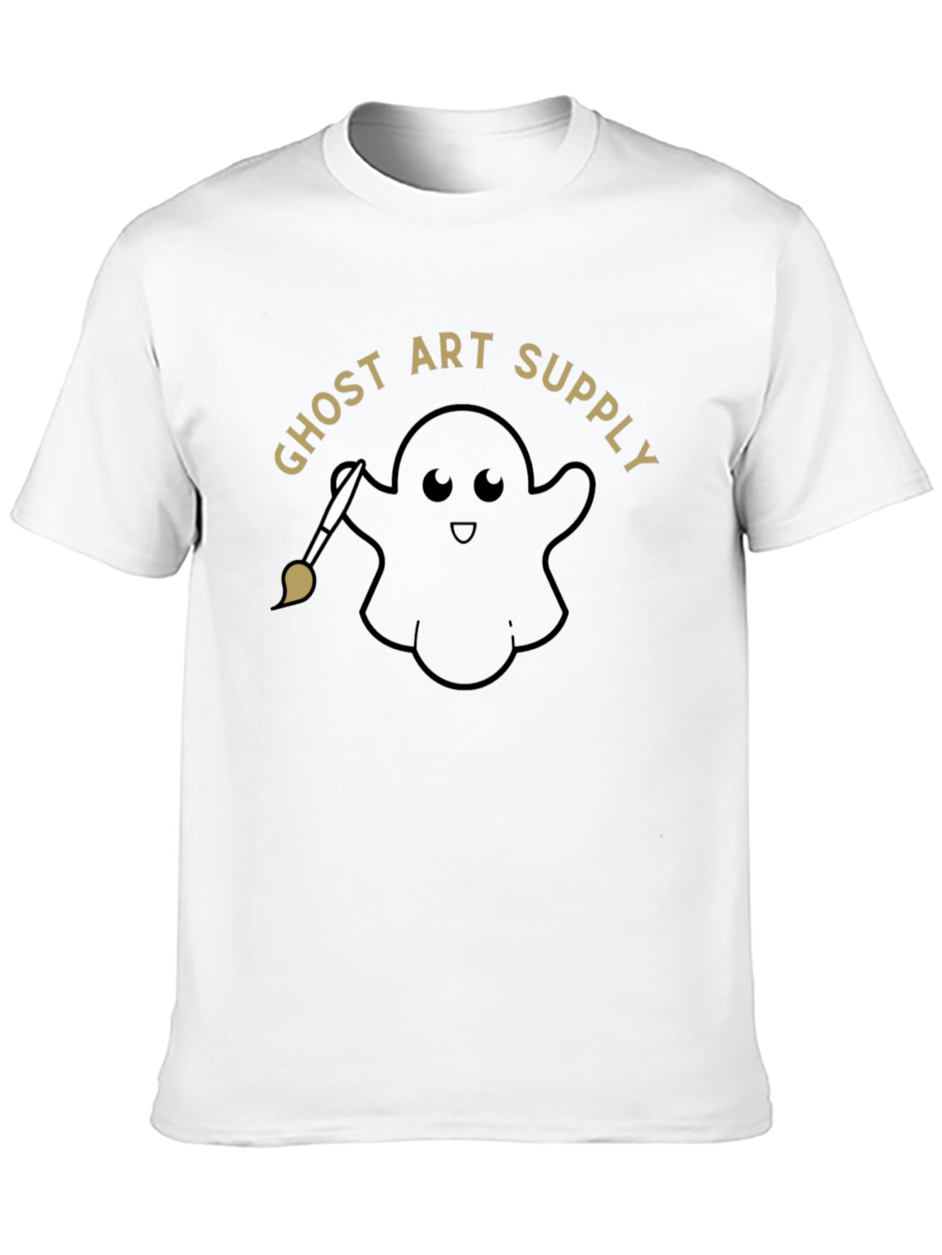Ghost Art Supply Black Graphic T-Shirt