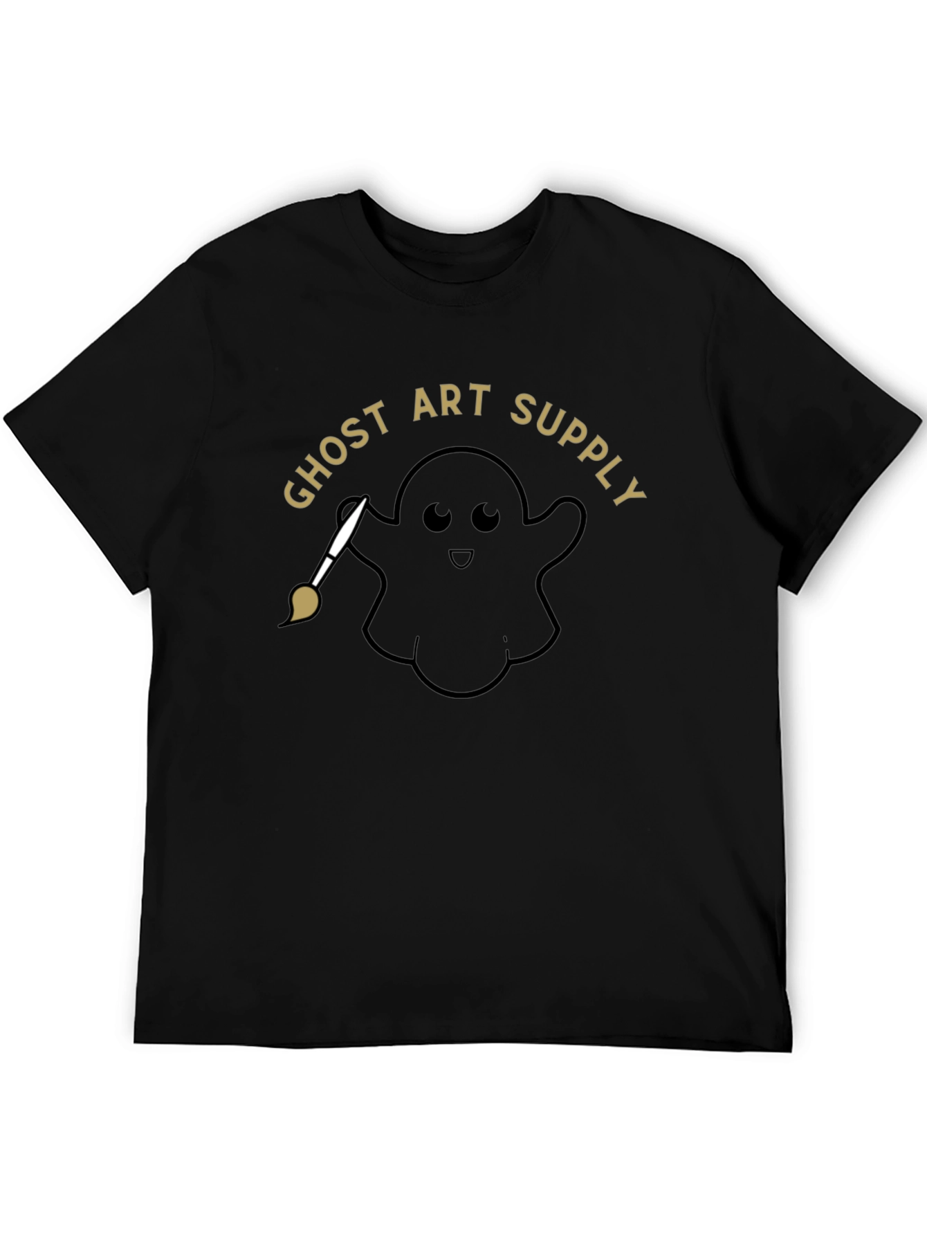 Ghost Art Supply Black Graphic T-Shirt