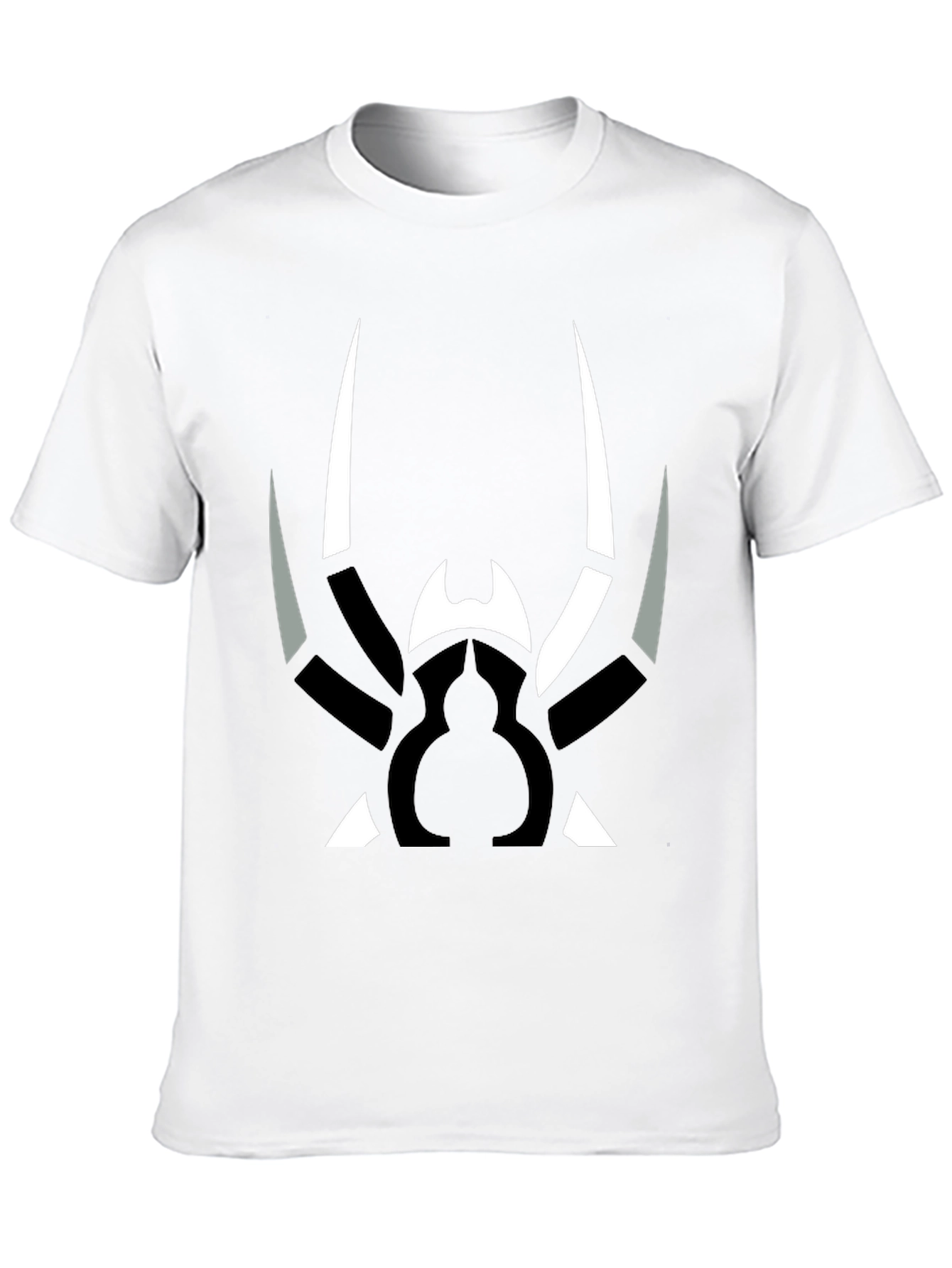 Abstract Spider Graphic Print Black T-Shirt