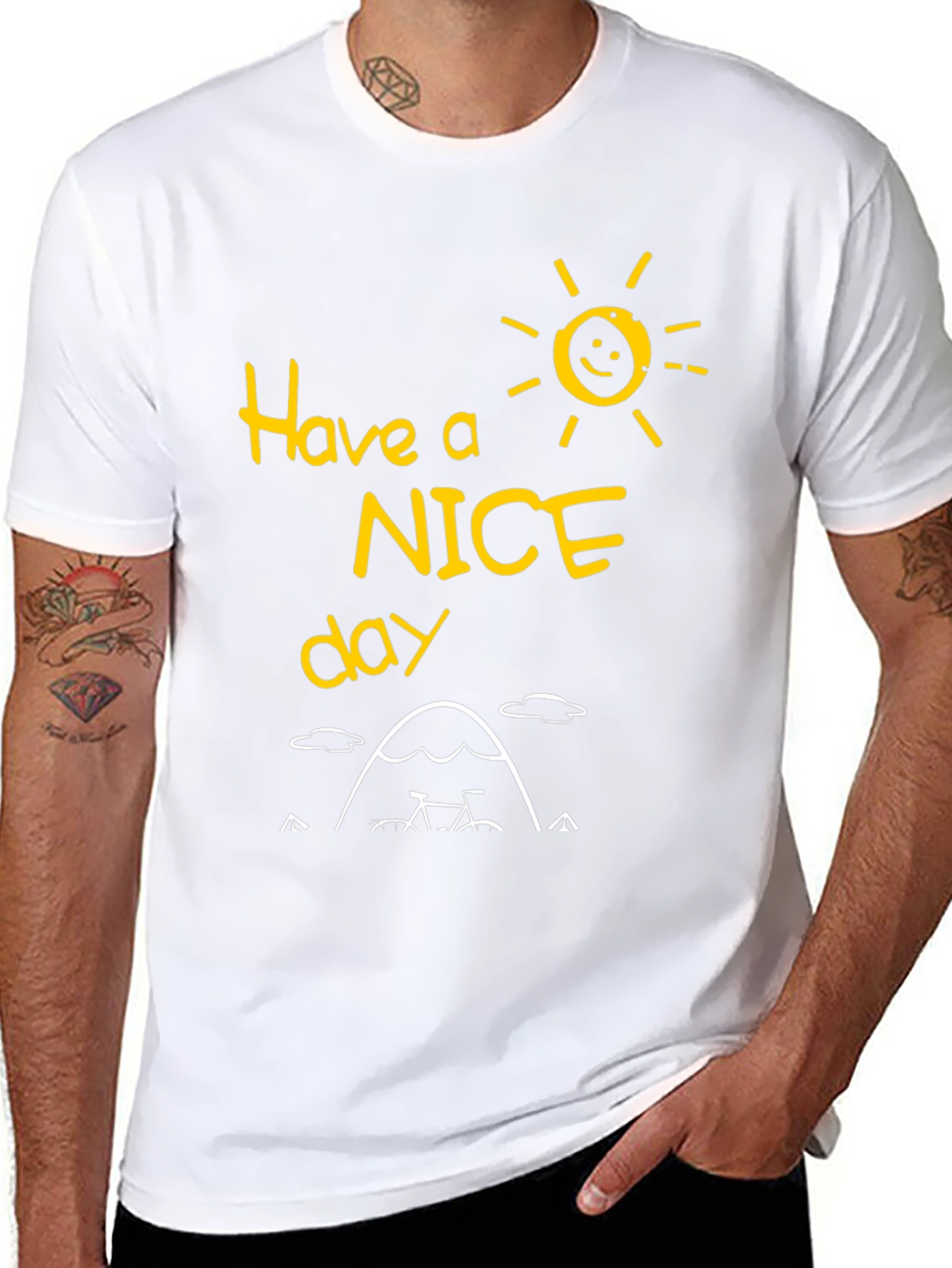 Have A Nice Day T-Shirt - Mountain Biker