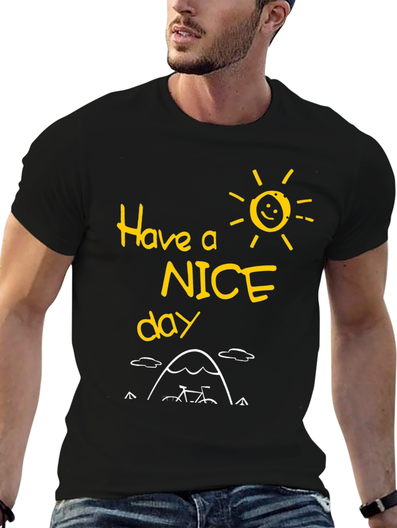 Have A Nice Day T-Shirt - Mountain Biker
