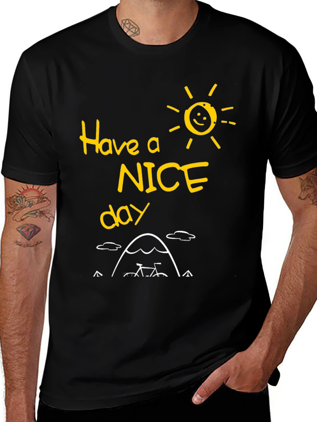 Have A Nice Day T-Shirt - Mountain Biker