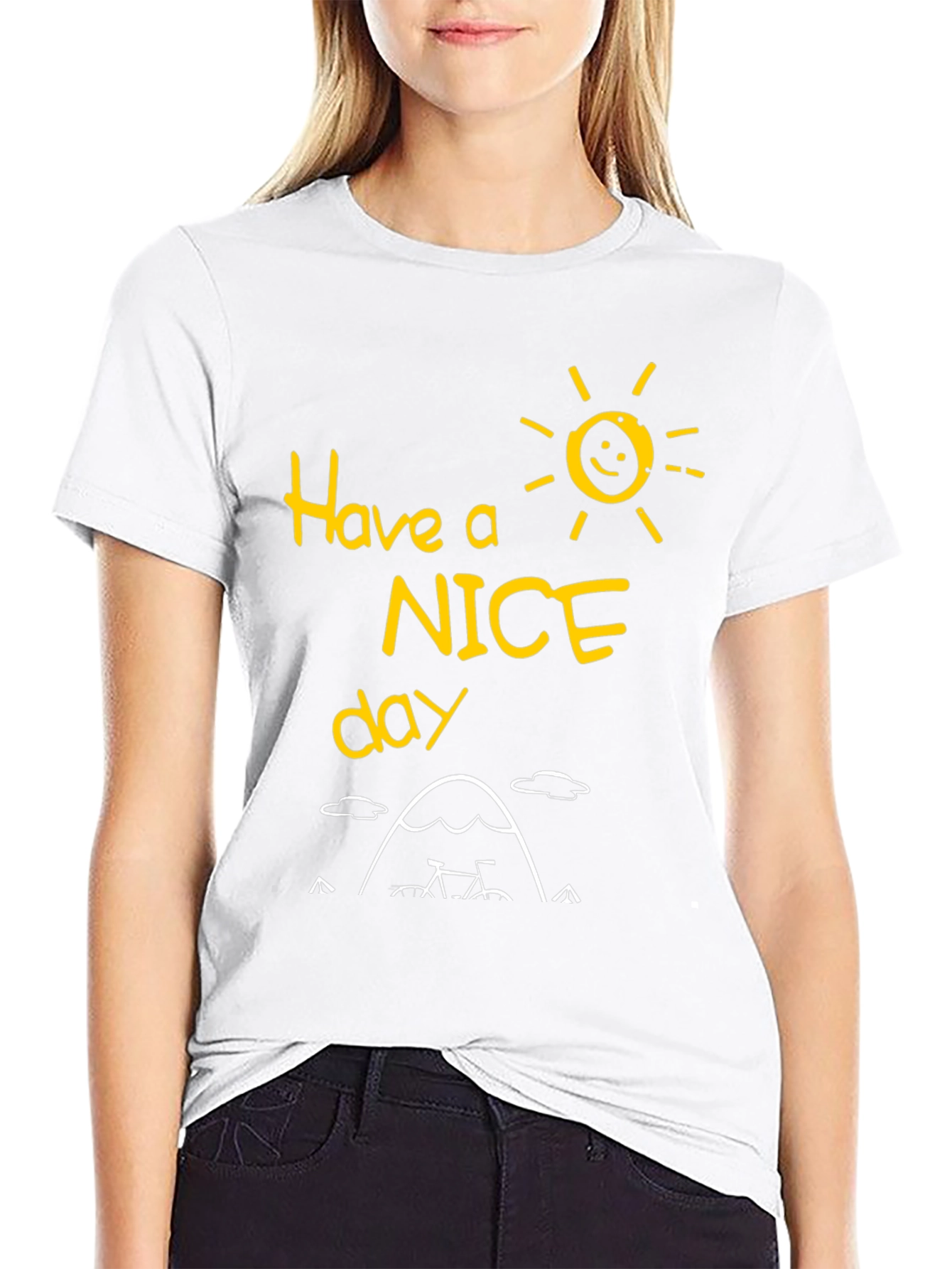 Have A Nice Day T-Shirt - Mountain Biker