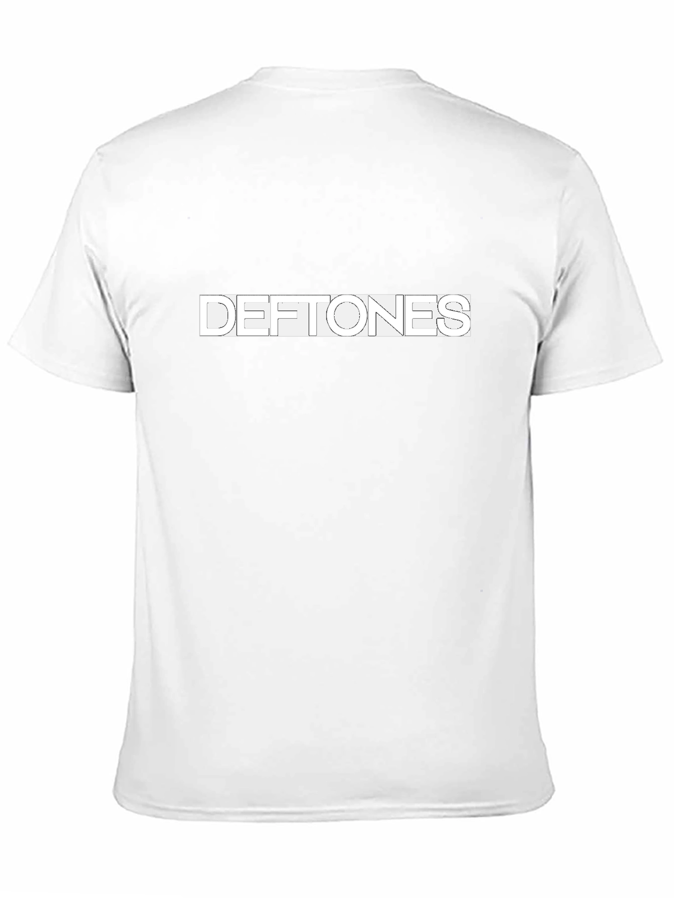 Deftones Band Logo Graphic Black T-Shirt