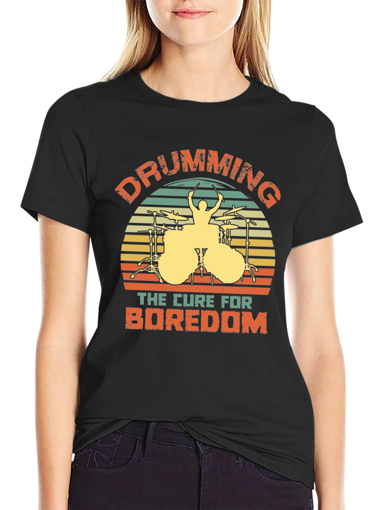 Drumming The Cure For Boredom T-Shirt