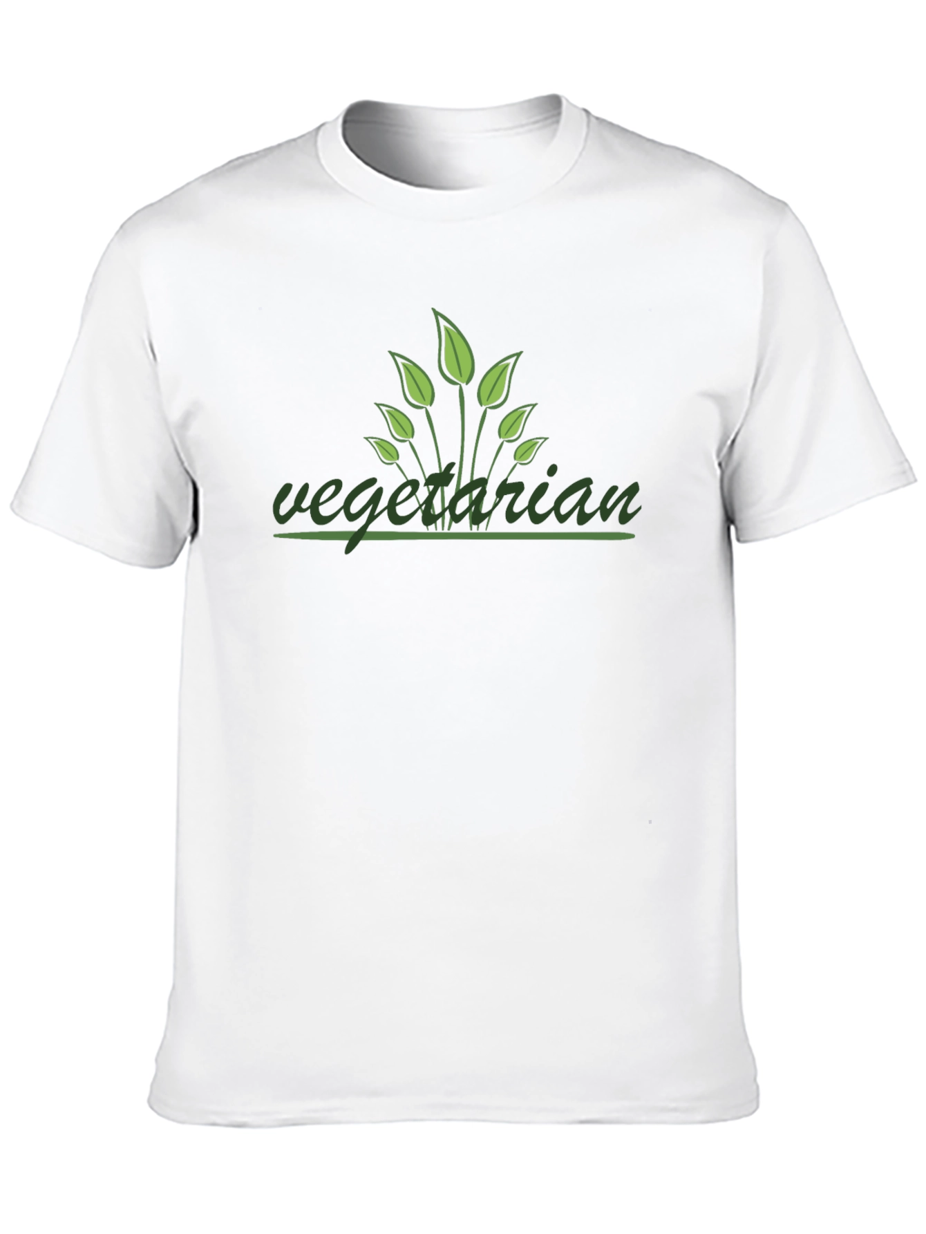 Vegetarian Plant-Based Black T-Shirt