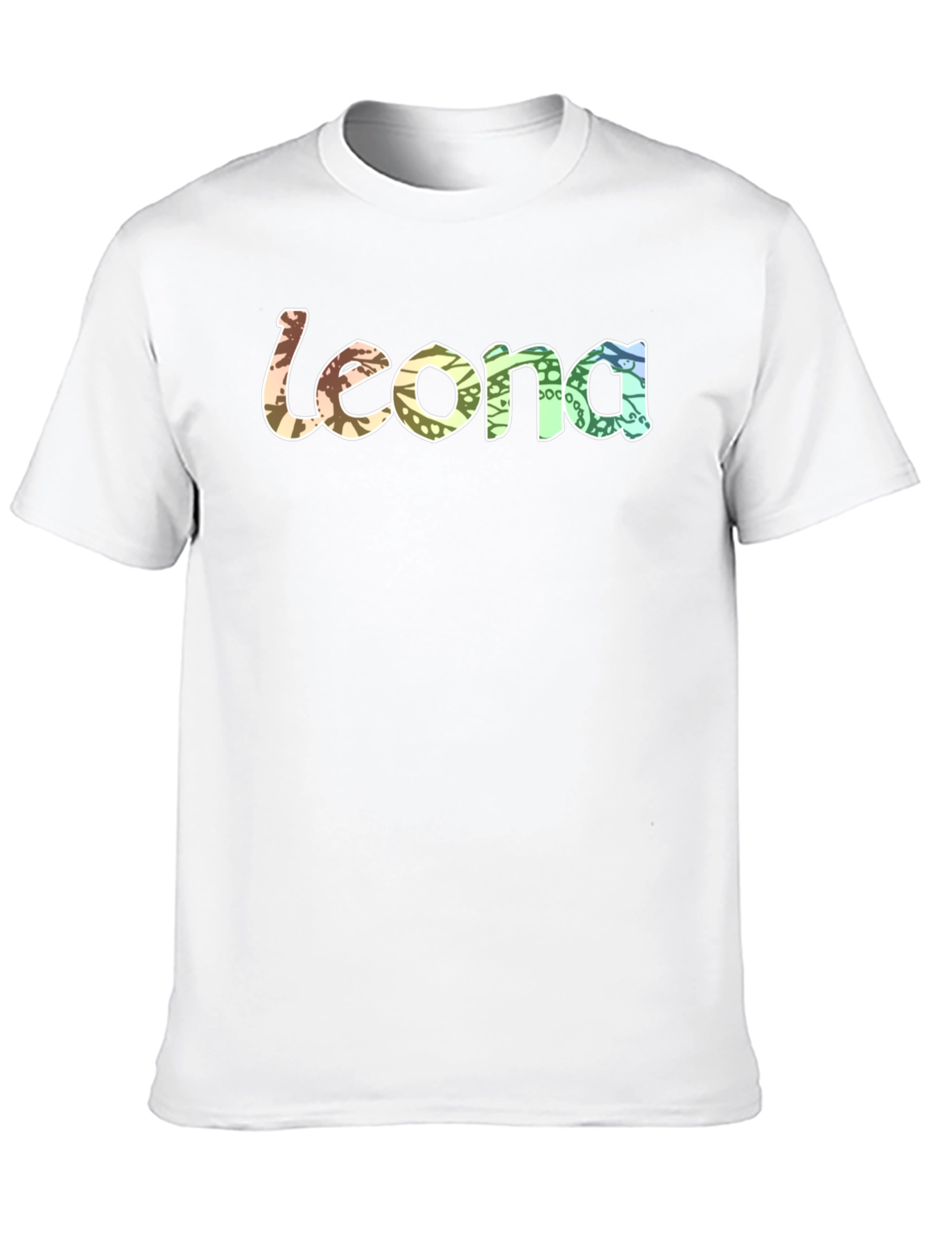 Leona Graphic Print Black T-Shirt