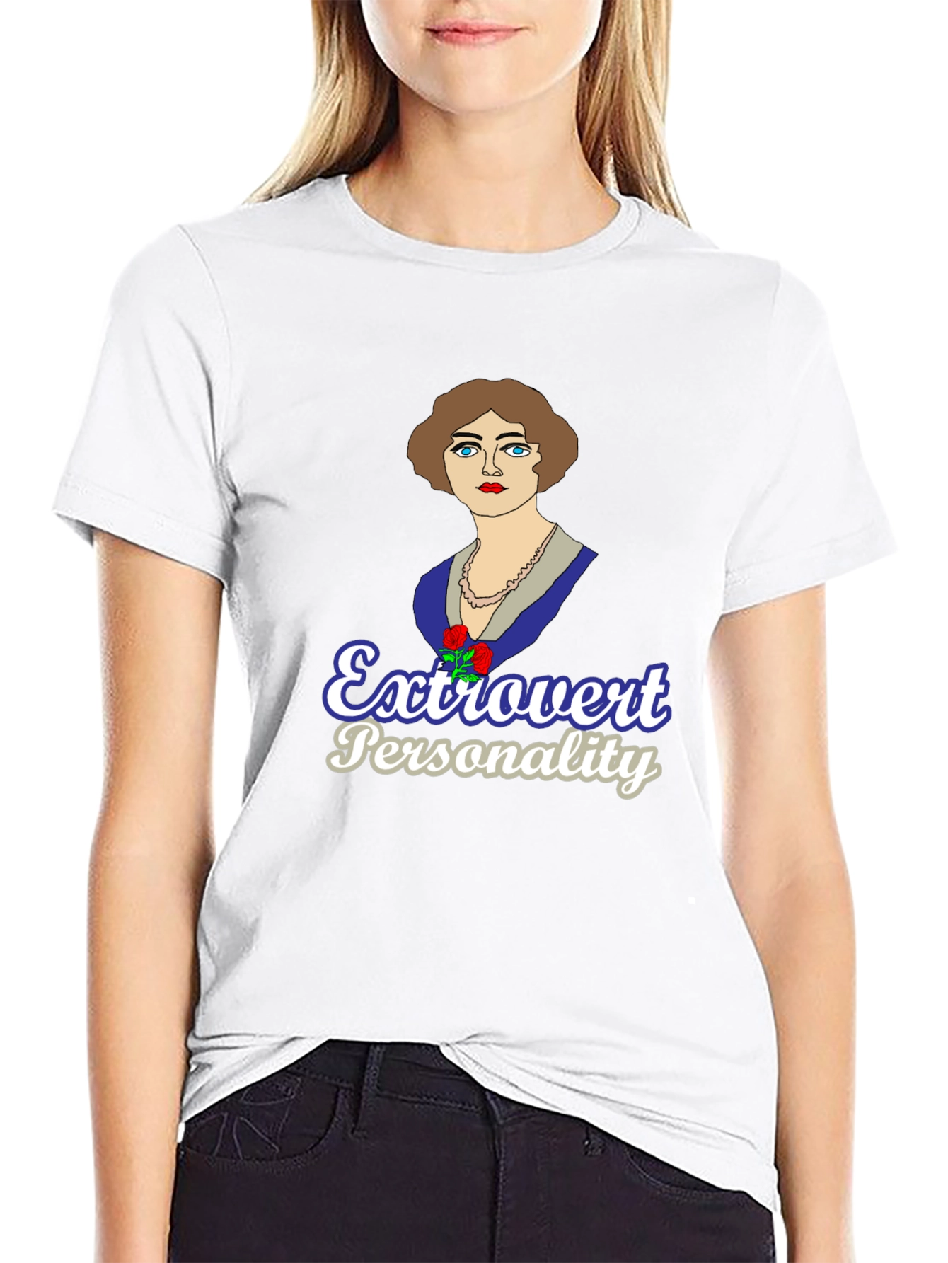 Extrovert Personality Graphic T-Shirt