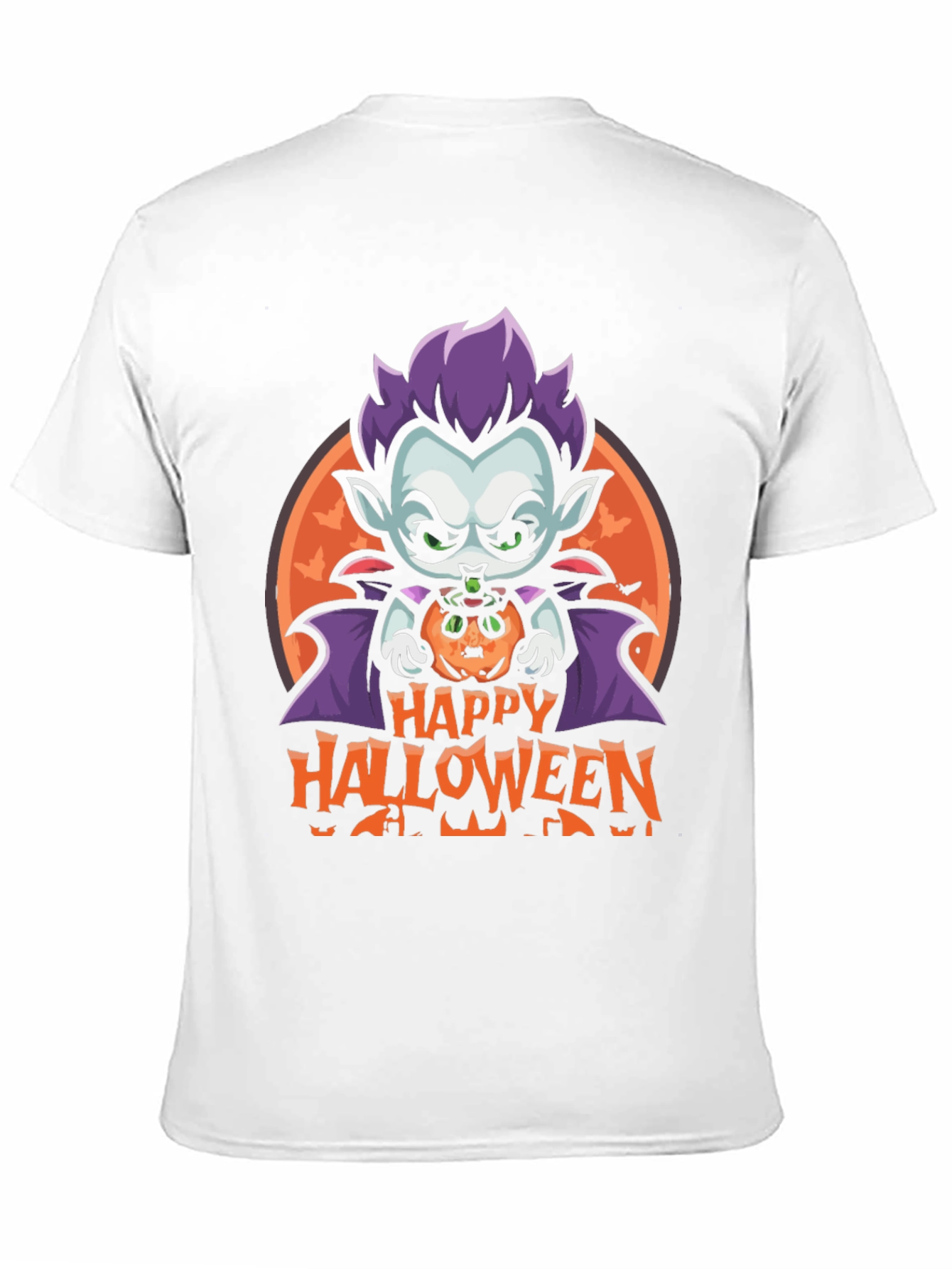 Happy Halloween Vampire Graphic Tee