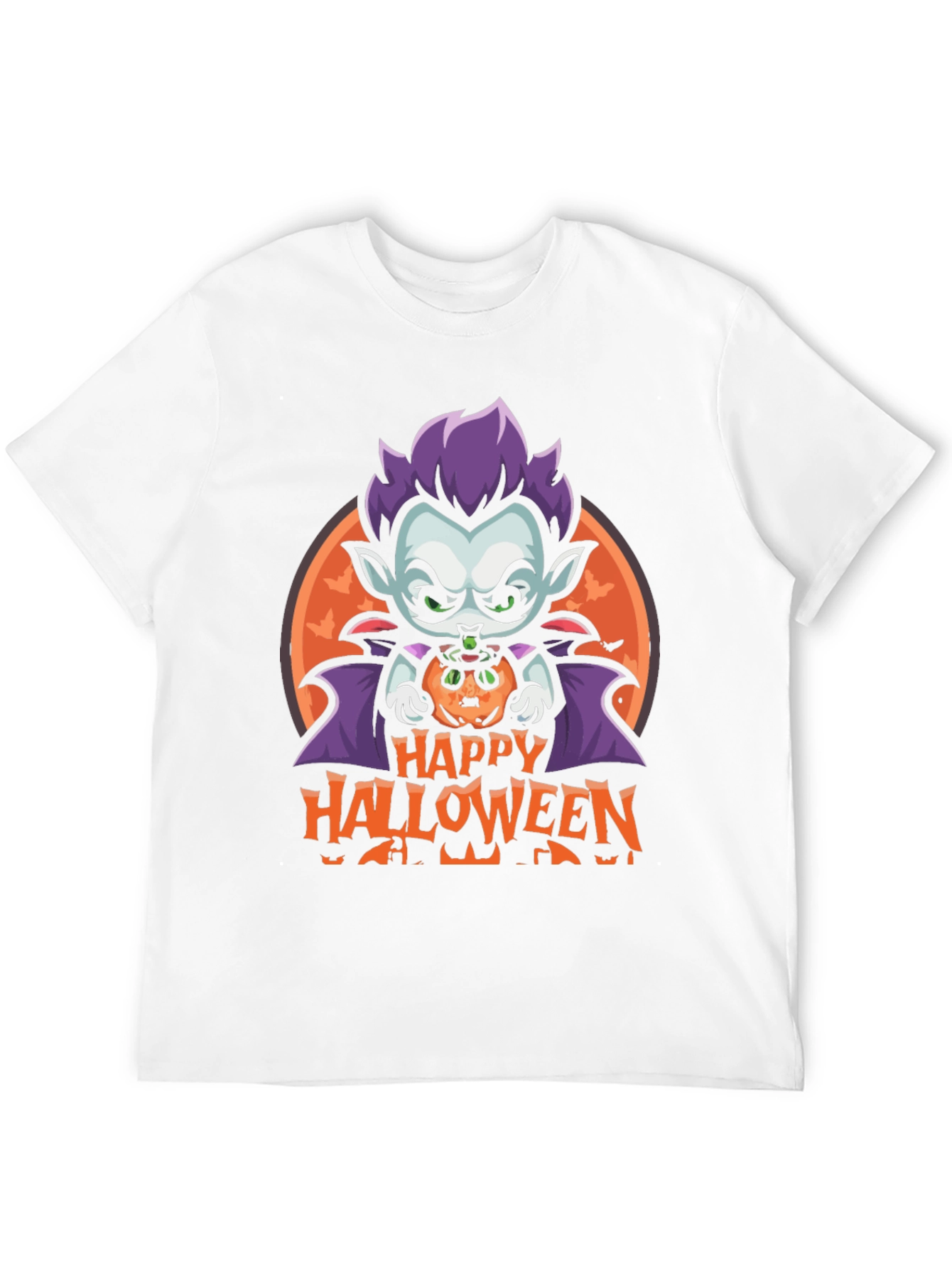 Happy Halloween Vampire Graphic Tee