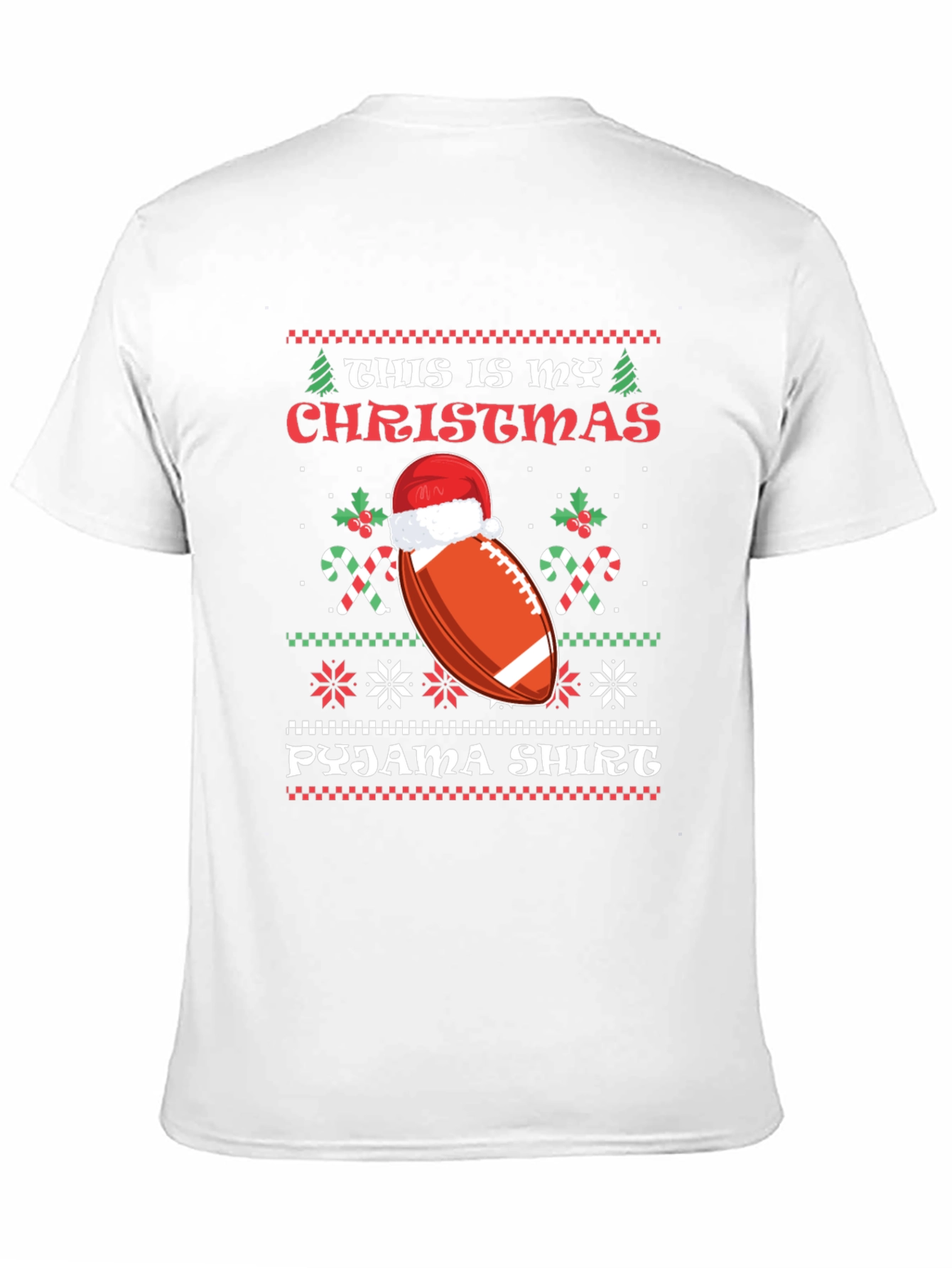 Christmas Football Pajama Shirt