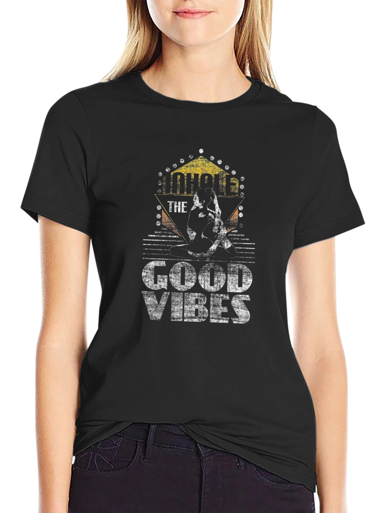 Good Vibes T-Shirt - Yoga Design Tee