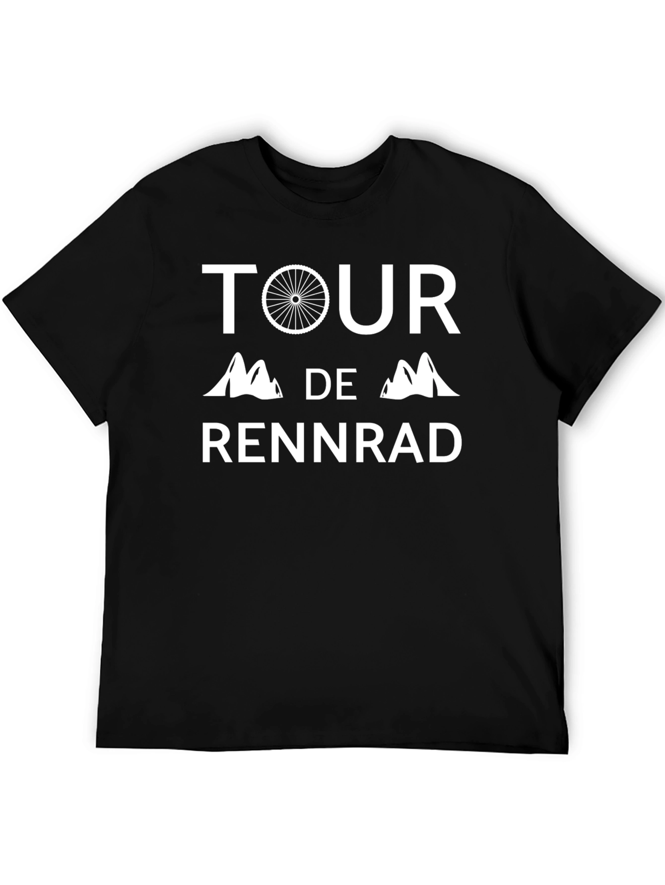 Tour de Rennrad T-Shirt - Cycling Graphic Tee