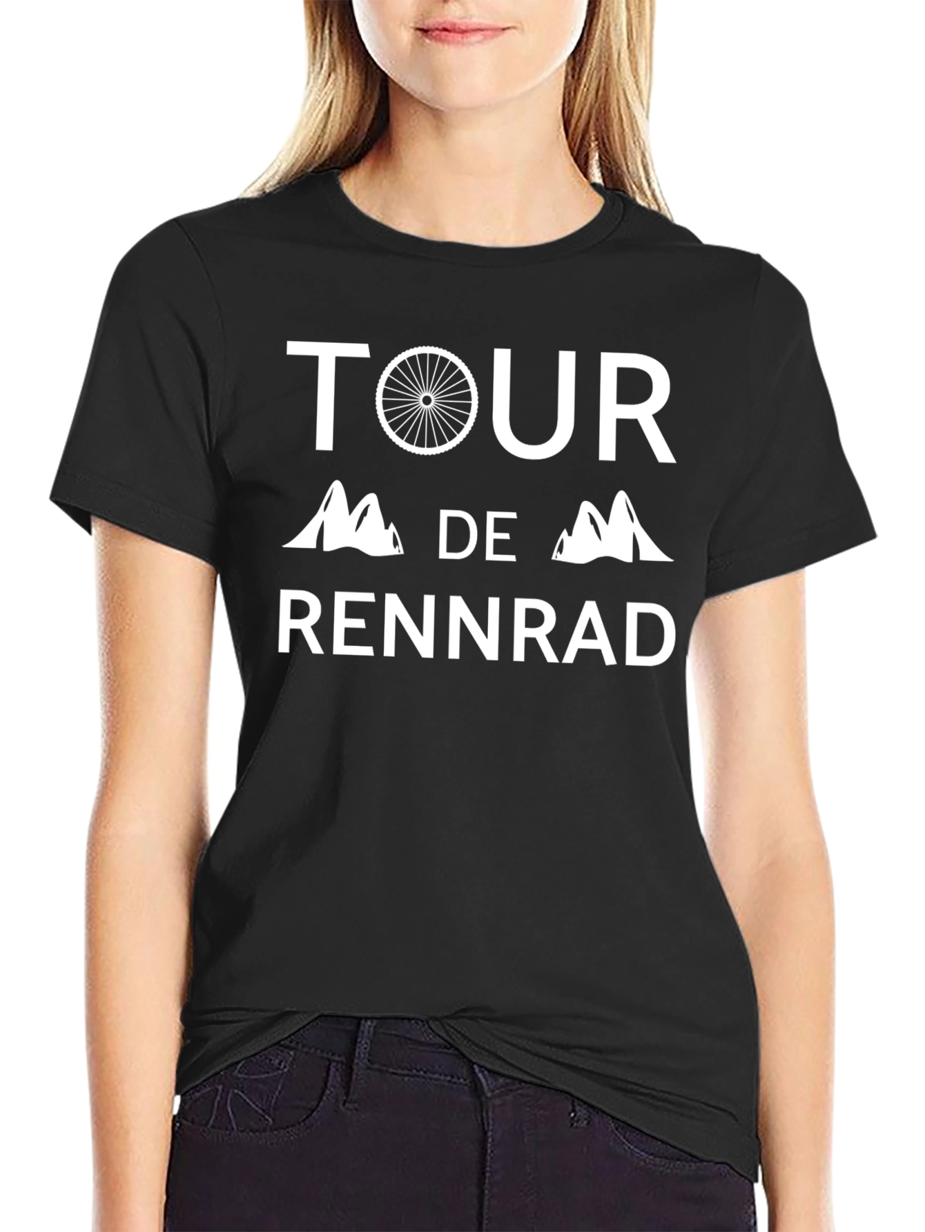 Tour de Rennrad T-Shirt - Cycling Graphic Tee