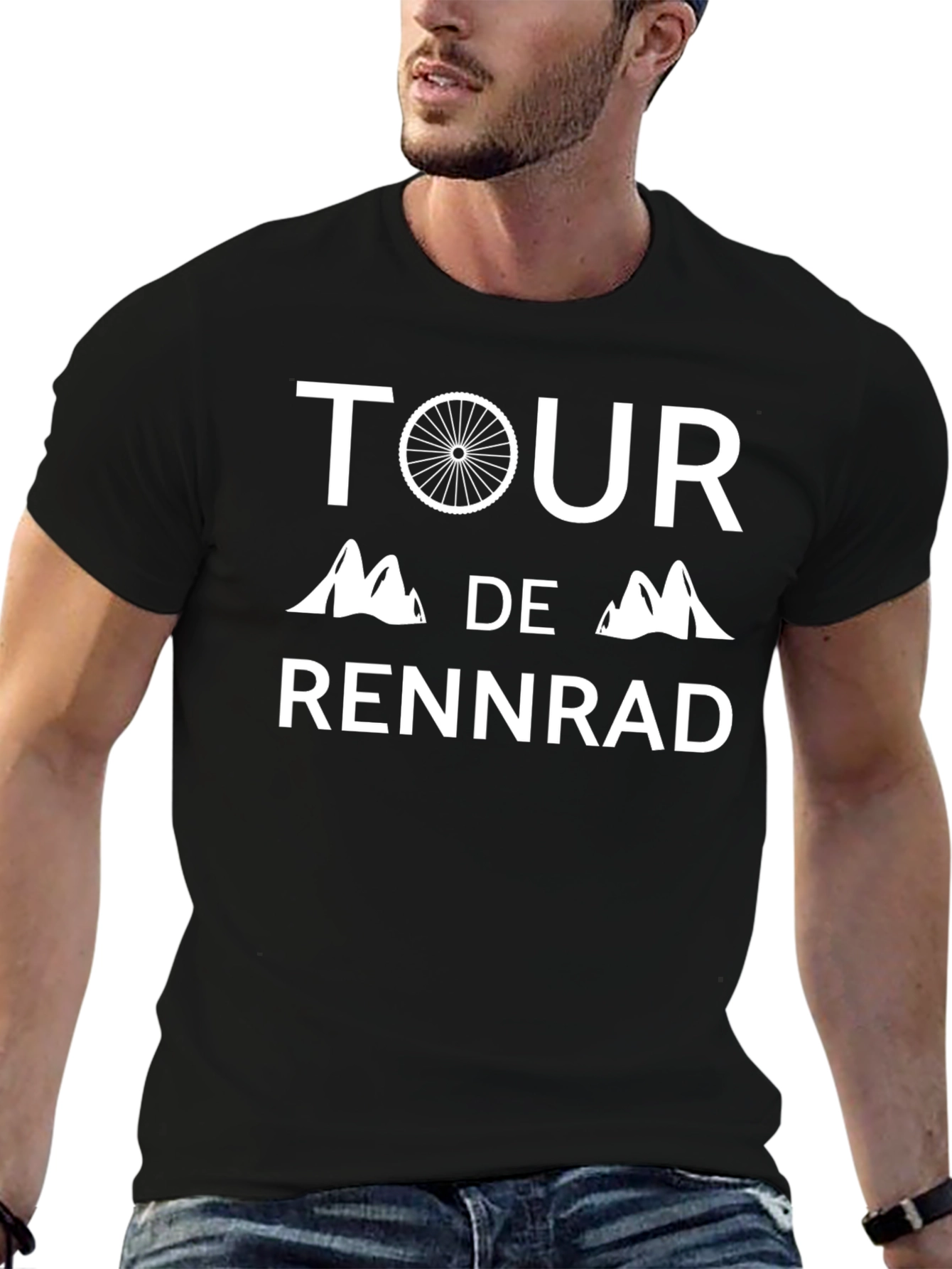 Tour de Rennrad T-Shirt - Cycling Graphic Tee