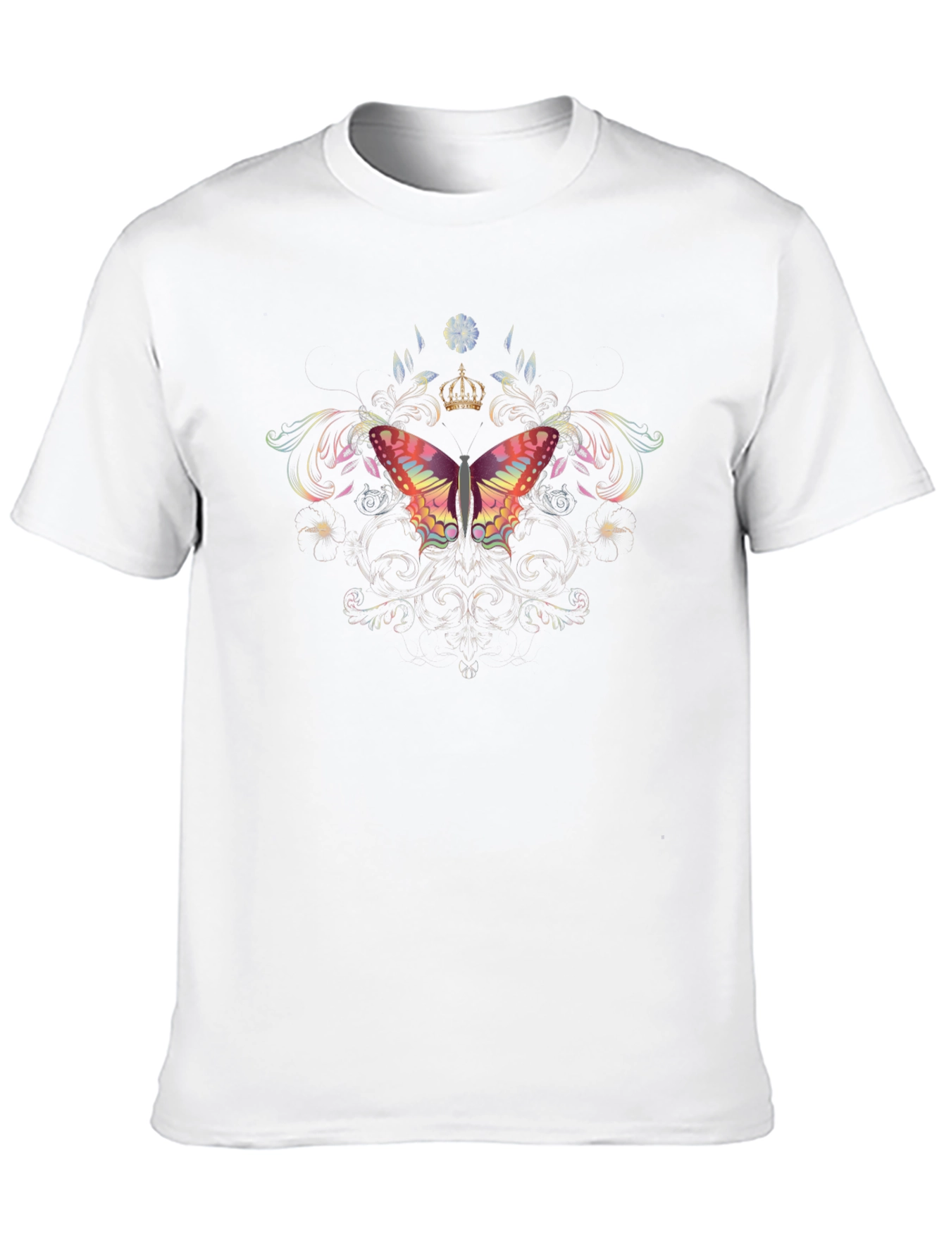 Butterfly Crown Black T-Shirt