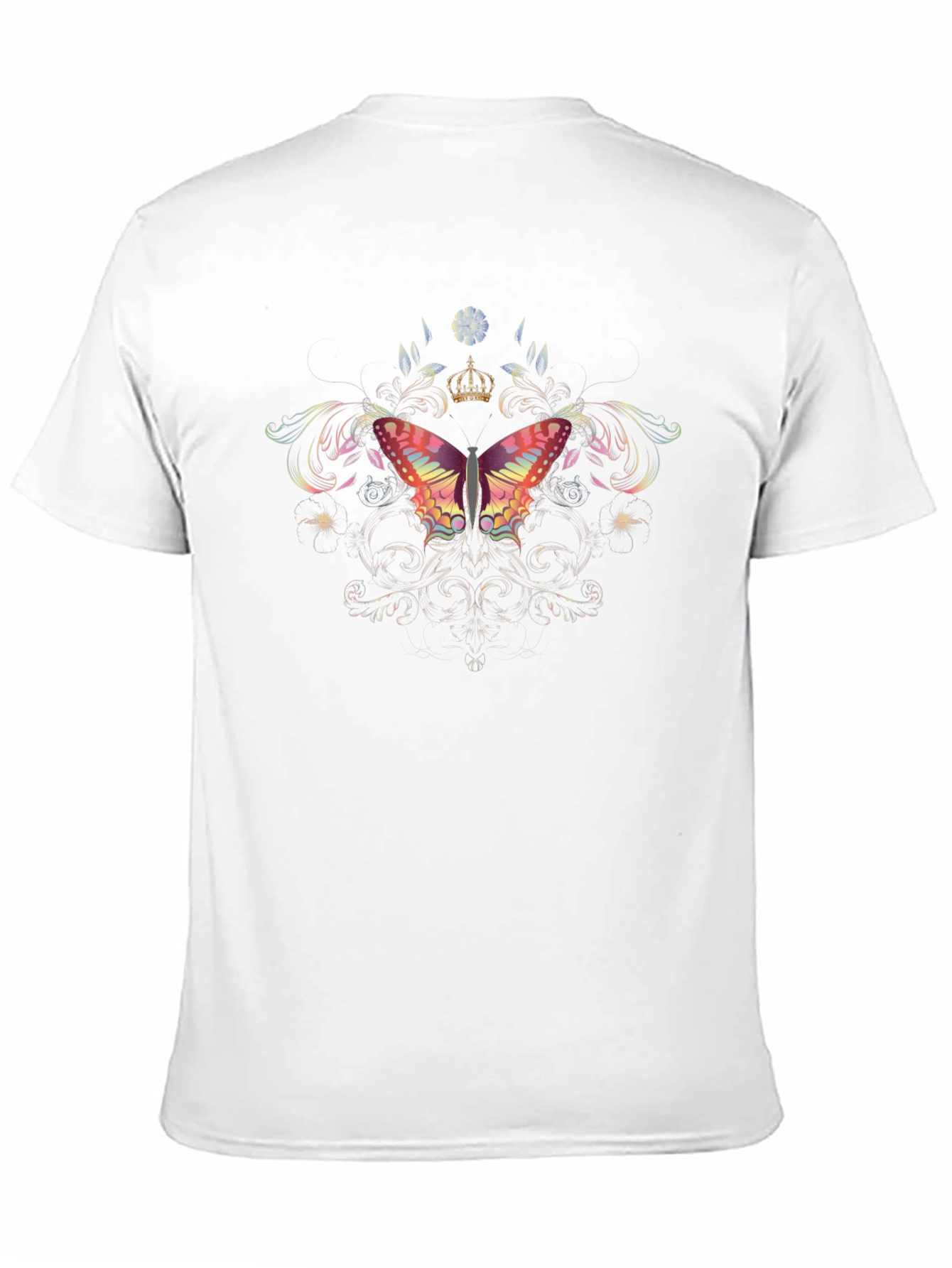 Butterfly Crown Black T-Shirt
