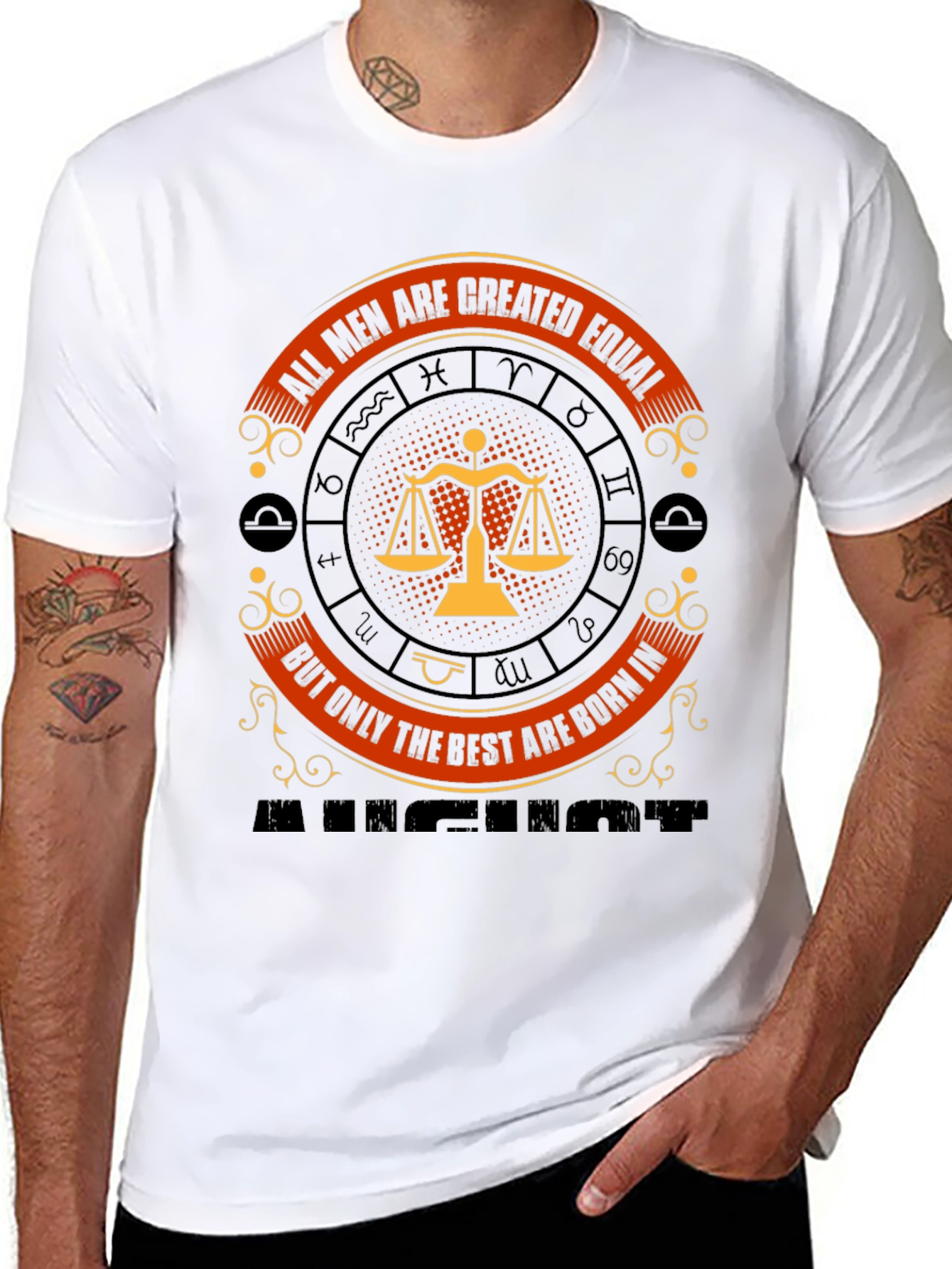 All Men Are Created Equal Libra Zodiac T-Shirt