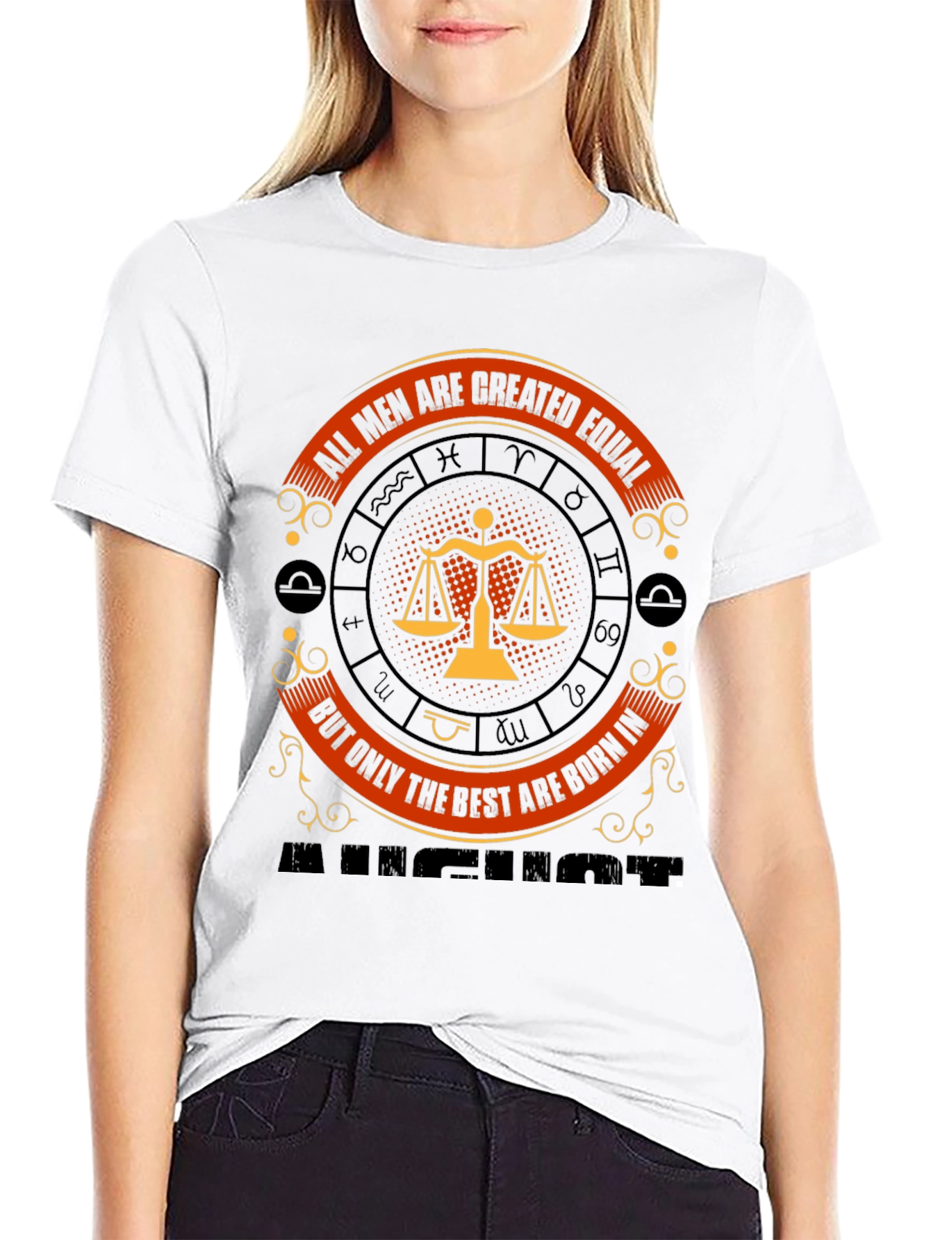 All Men Are Created Equal Libra Zodiac T-Shirt