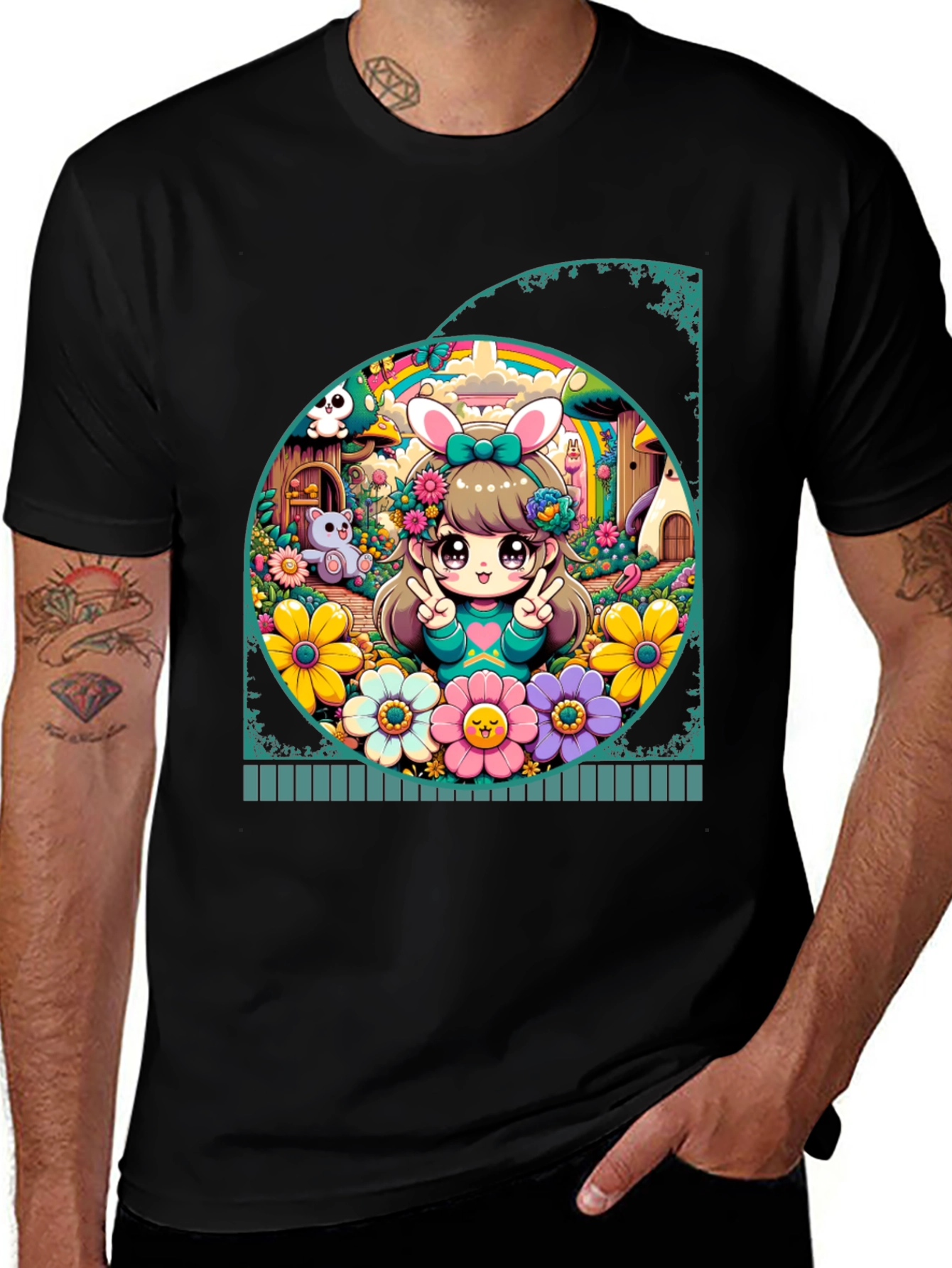 Kawaii Anime Easter T-Shirt