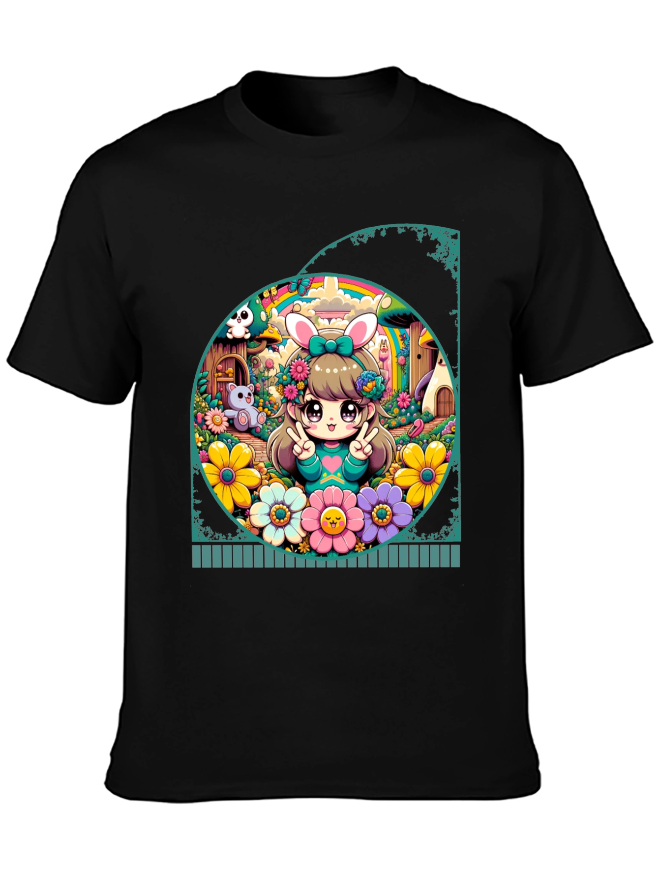 Kawaii Anime Easter T-Shirt