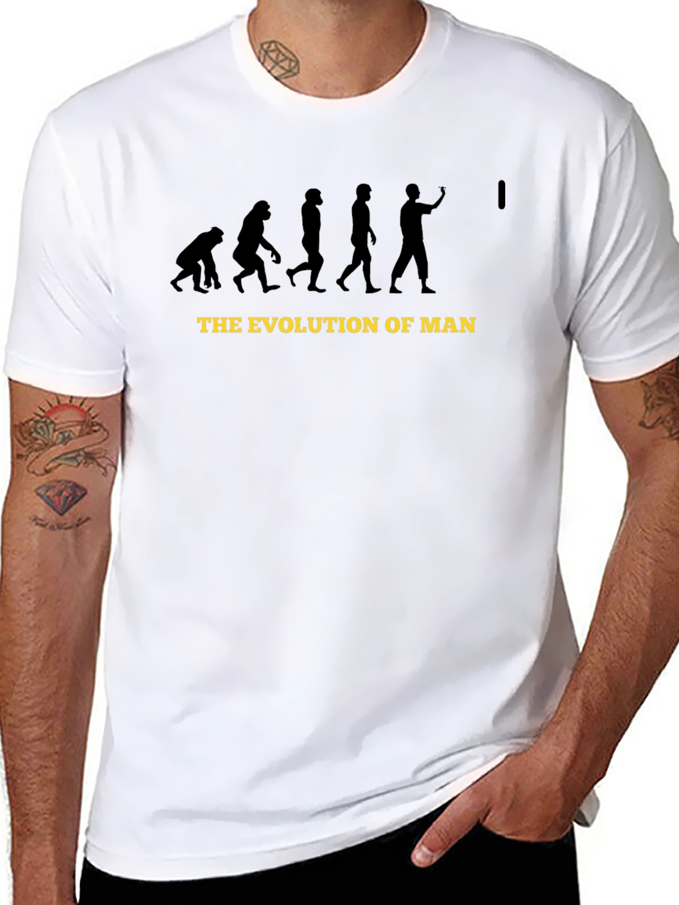 Evolution of Man Funny T-Shirt