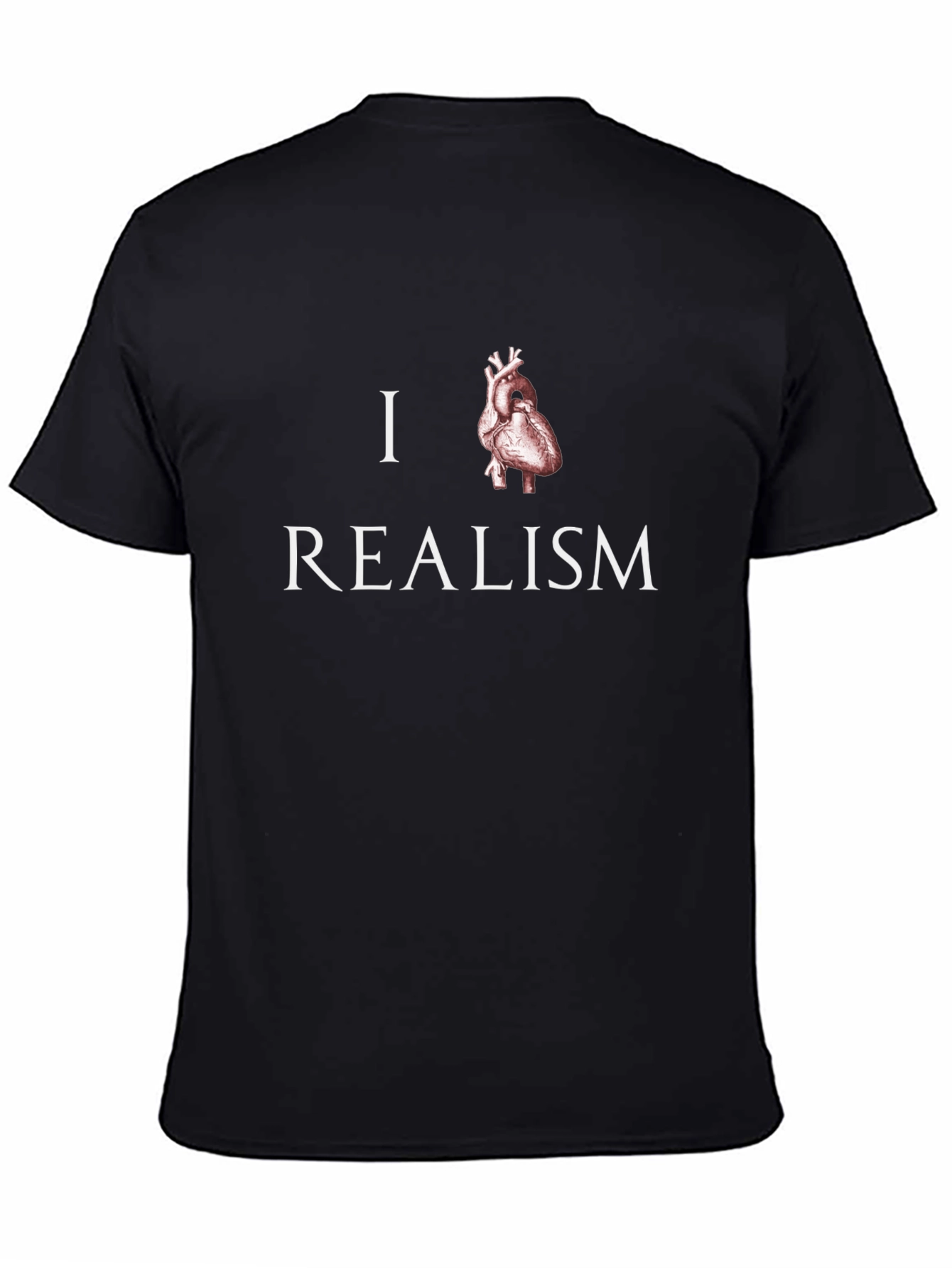 I Heart Realism Graphic Tee - Anatomical Heart Design