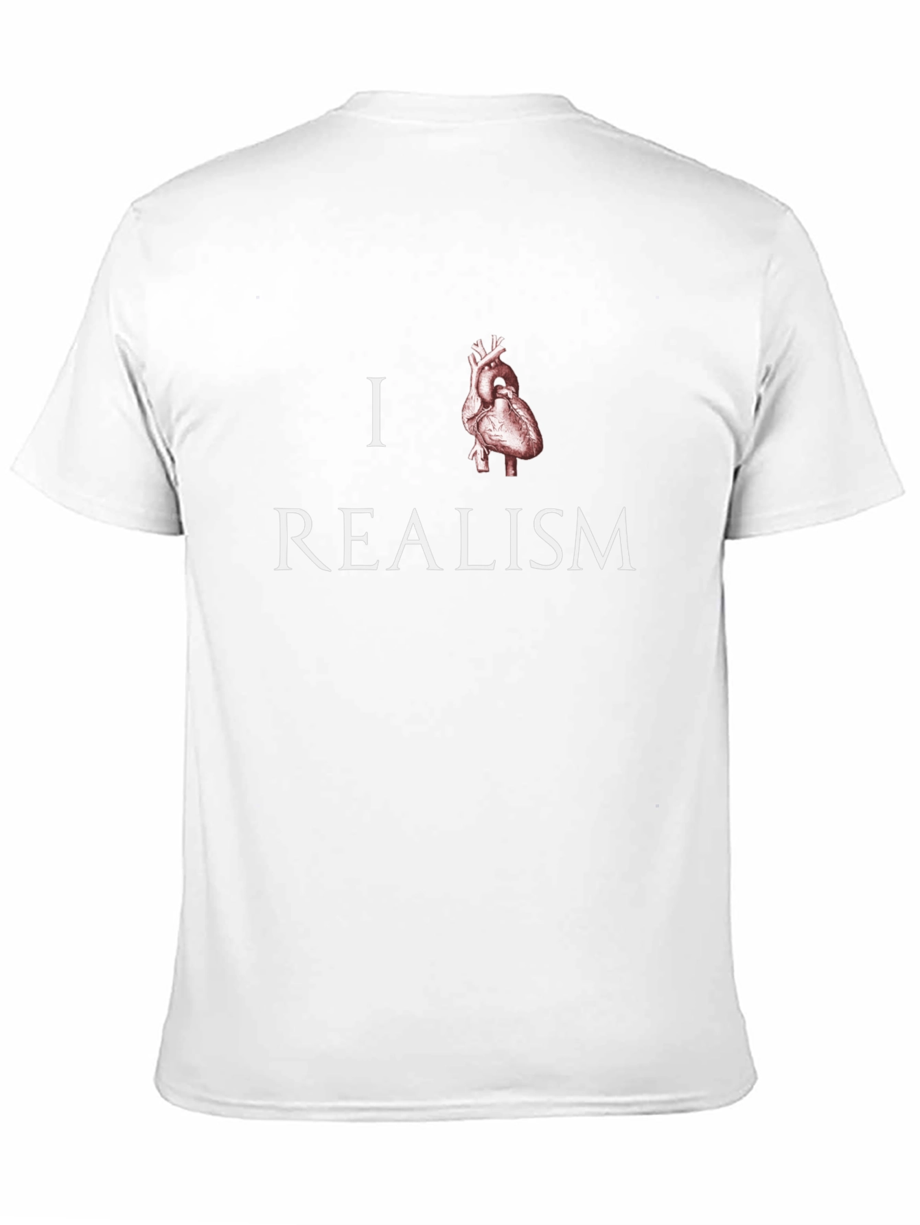 I Heart Realism Graphic Tee - Anatomical Heart Design