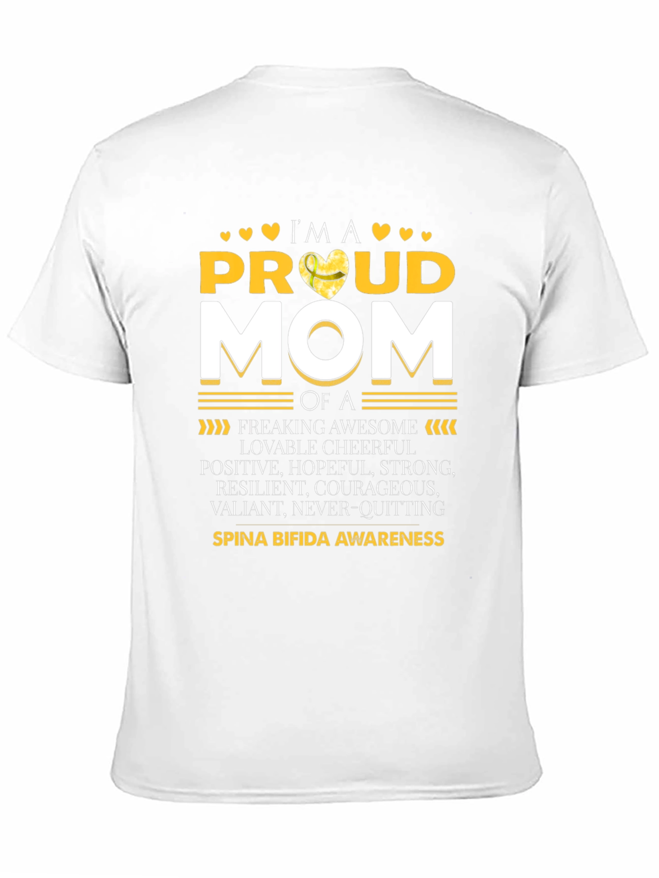 Proud Mom of Spina Bifida Awareness T-Shirt