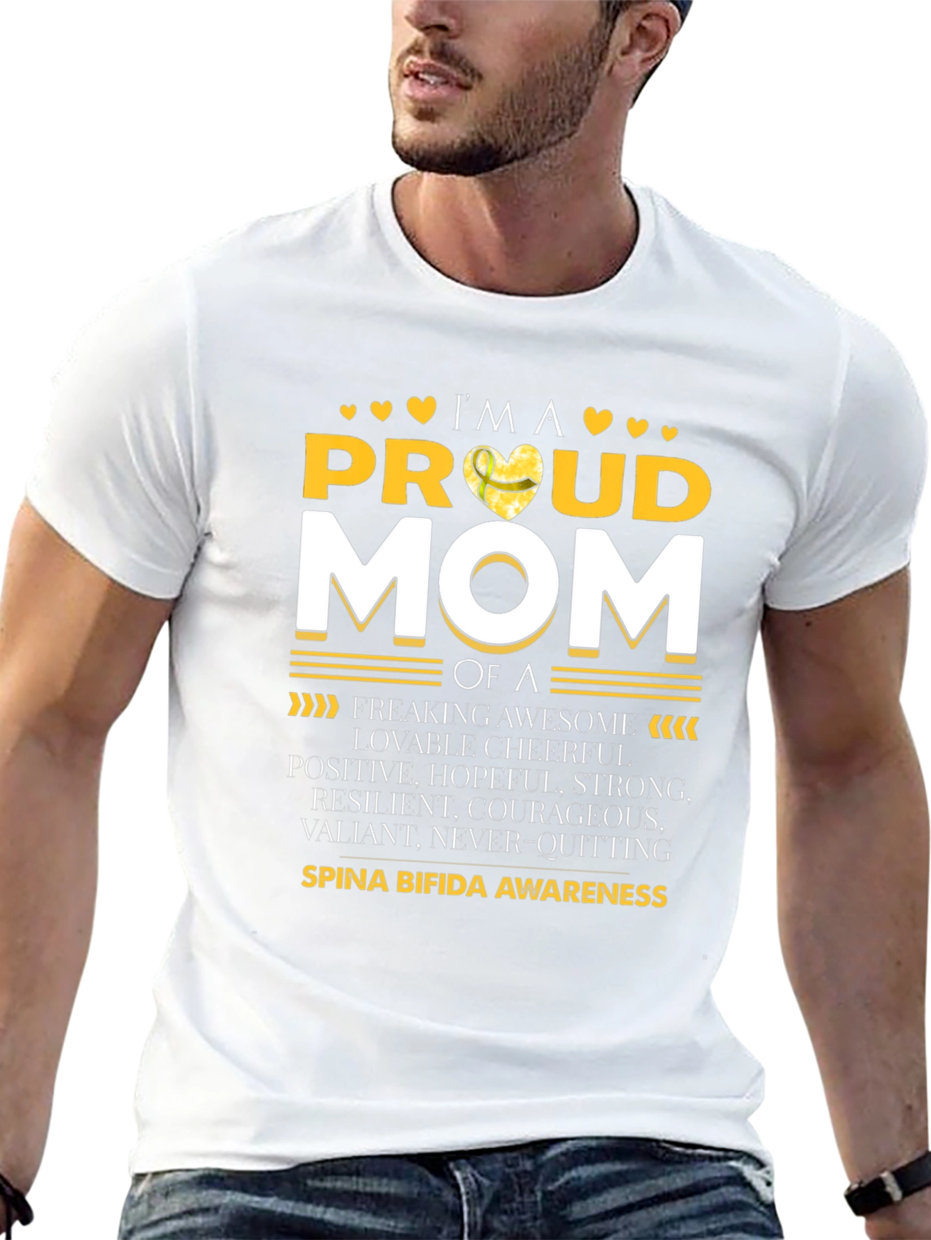 Proud Mom of Spina Bifida Awareness T-Shirt