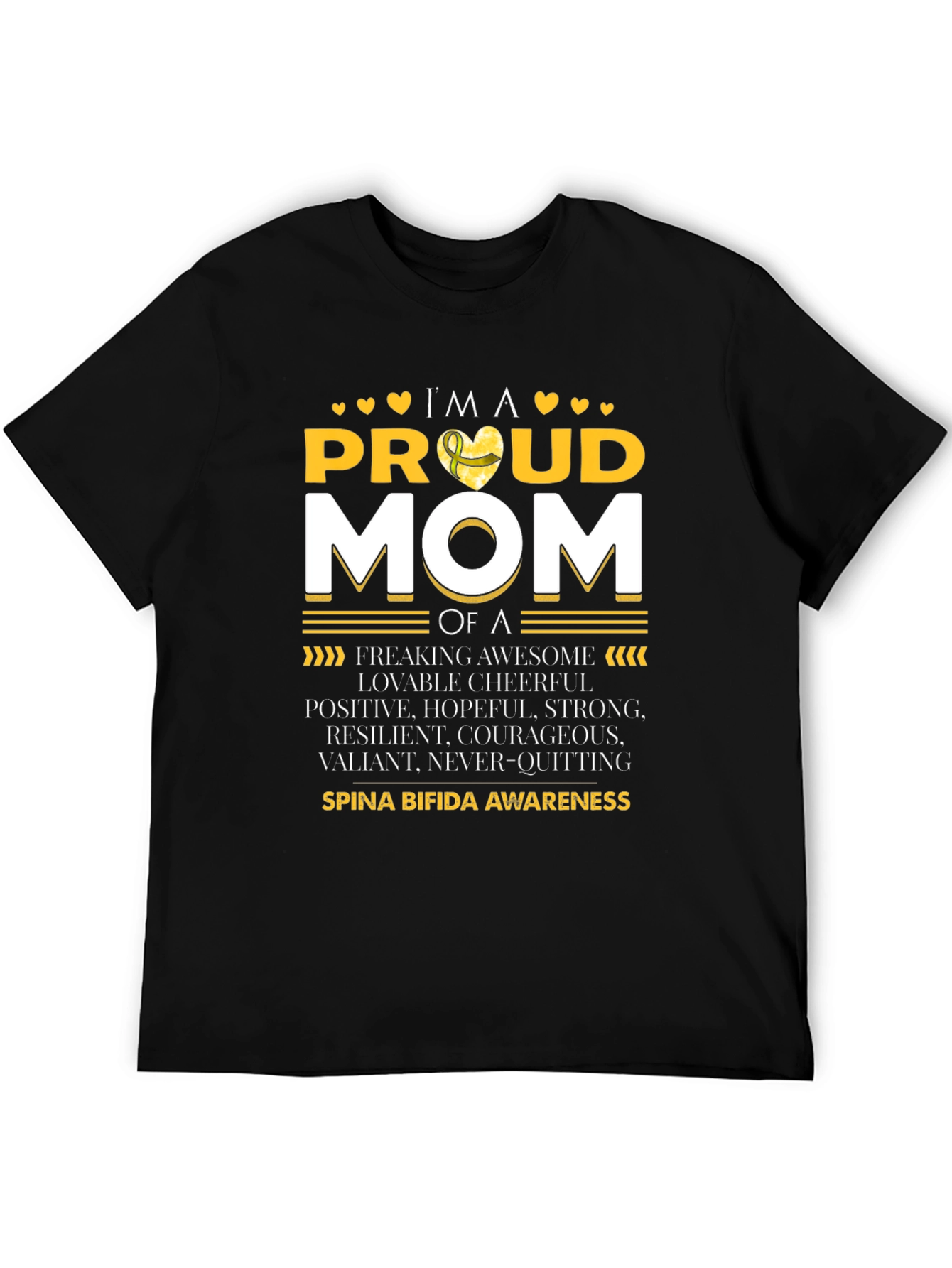 Proud Mom of Spina Bifida Awareness T-Shirt