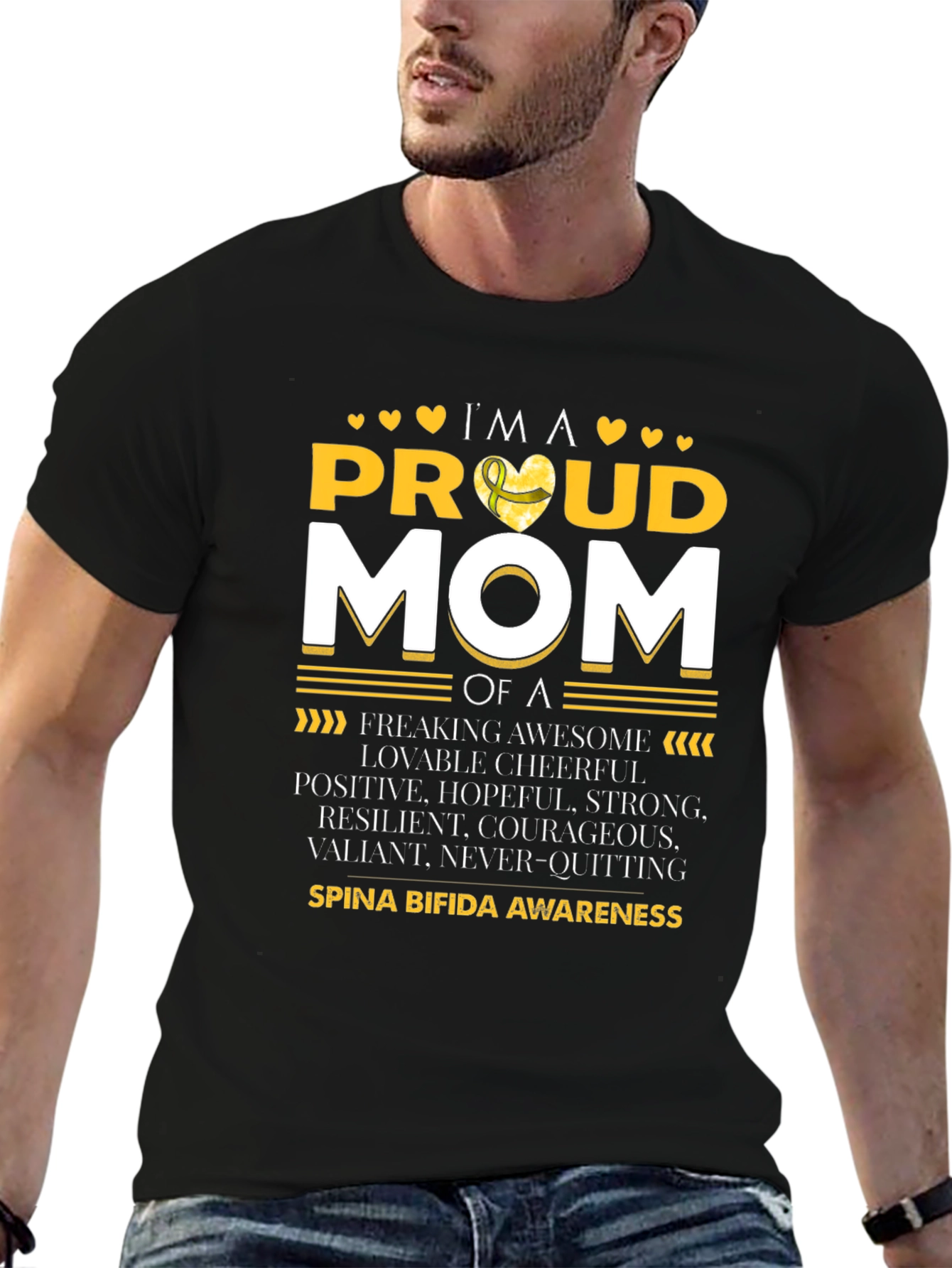 Proud Mom of Spina Bifida Awareness T-Shirt