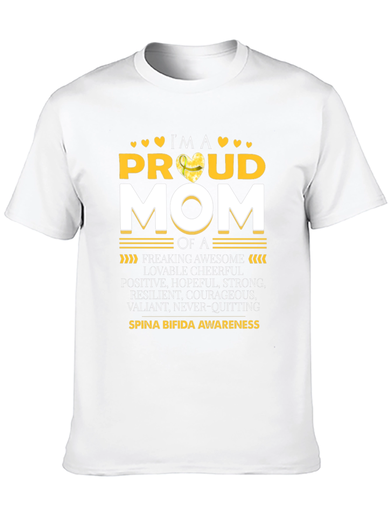 Proud Mom of Spina Bifida Awareness T-Shirt
