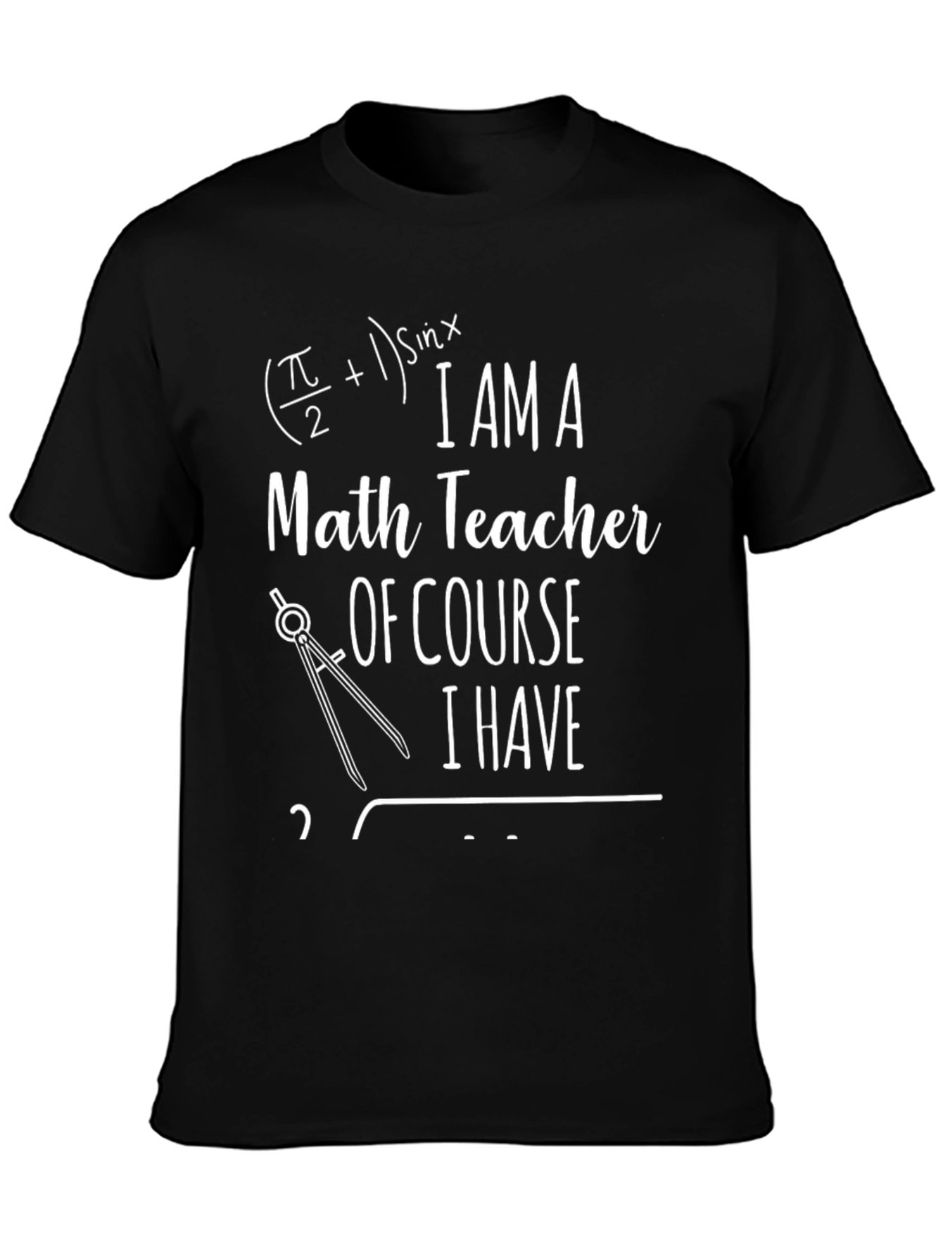 Math Teacher Graphic T-Shirt