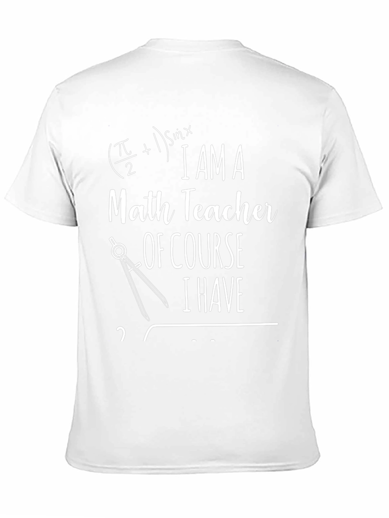 Math Teacher Graphic T-Shirt