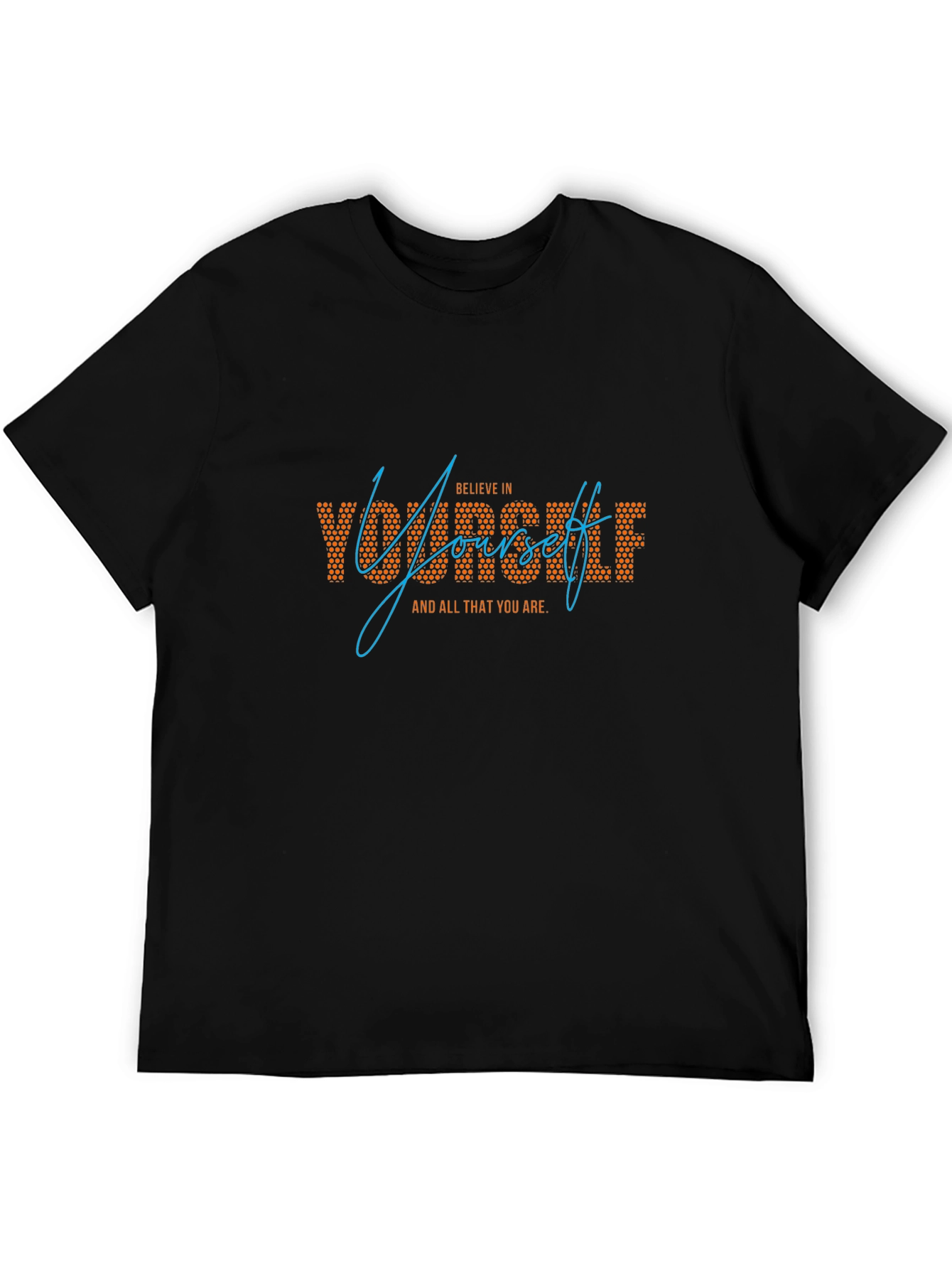 Believe In Yourself Graphic Tee - Black