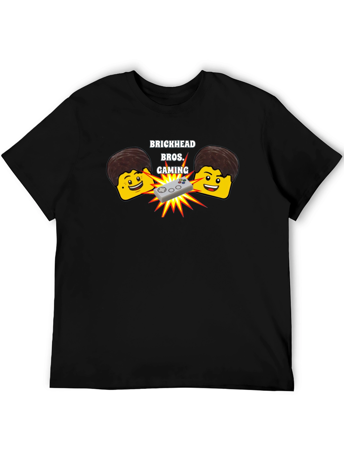 Brickhead Bros. Gaming Black T-Shirt