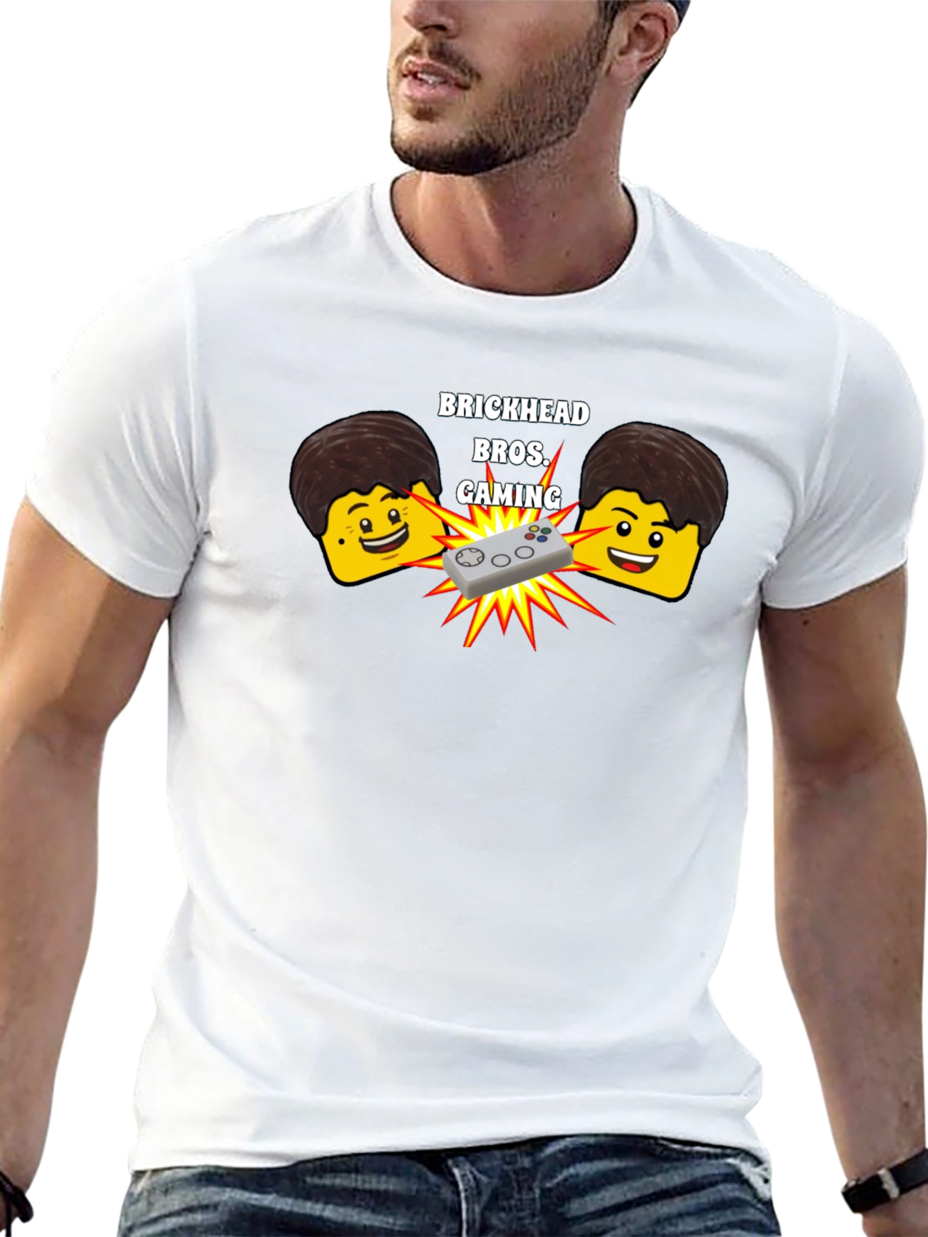 Brickhead Bros. Gaming Black T-Shirt
