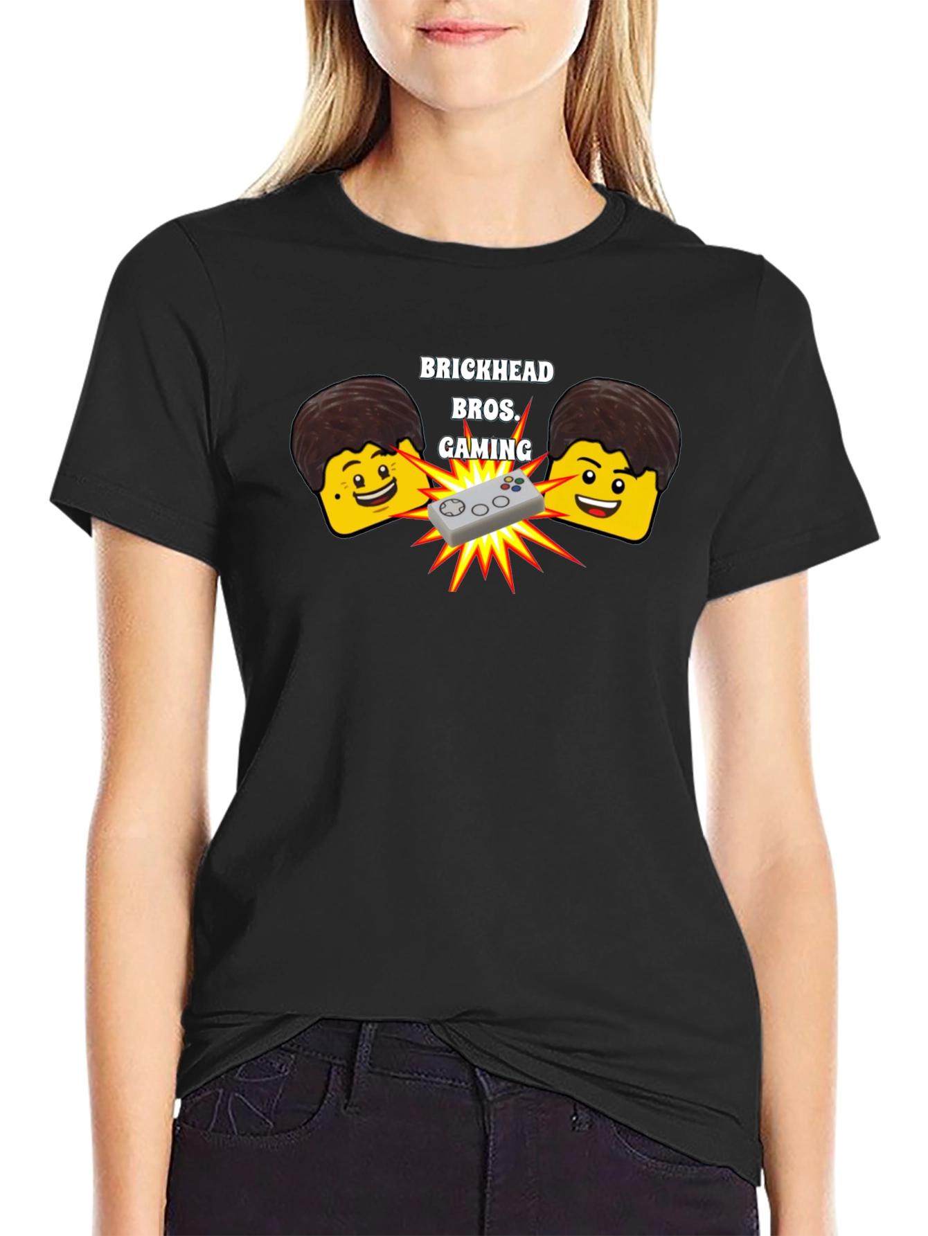 Brickhead Bros. Gaming Black T-Shirt