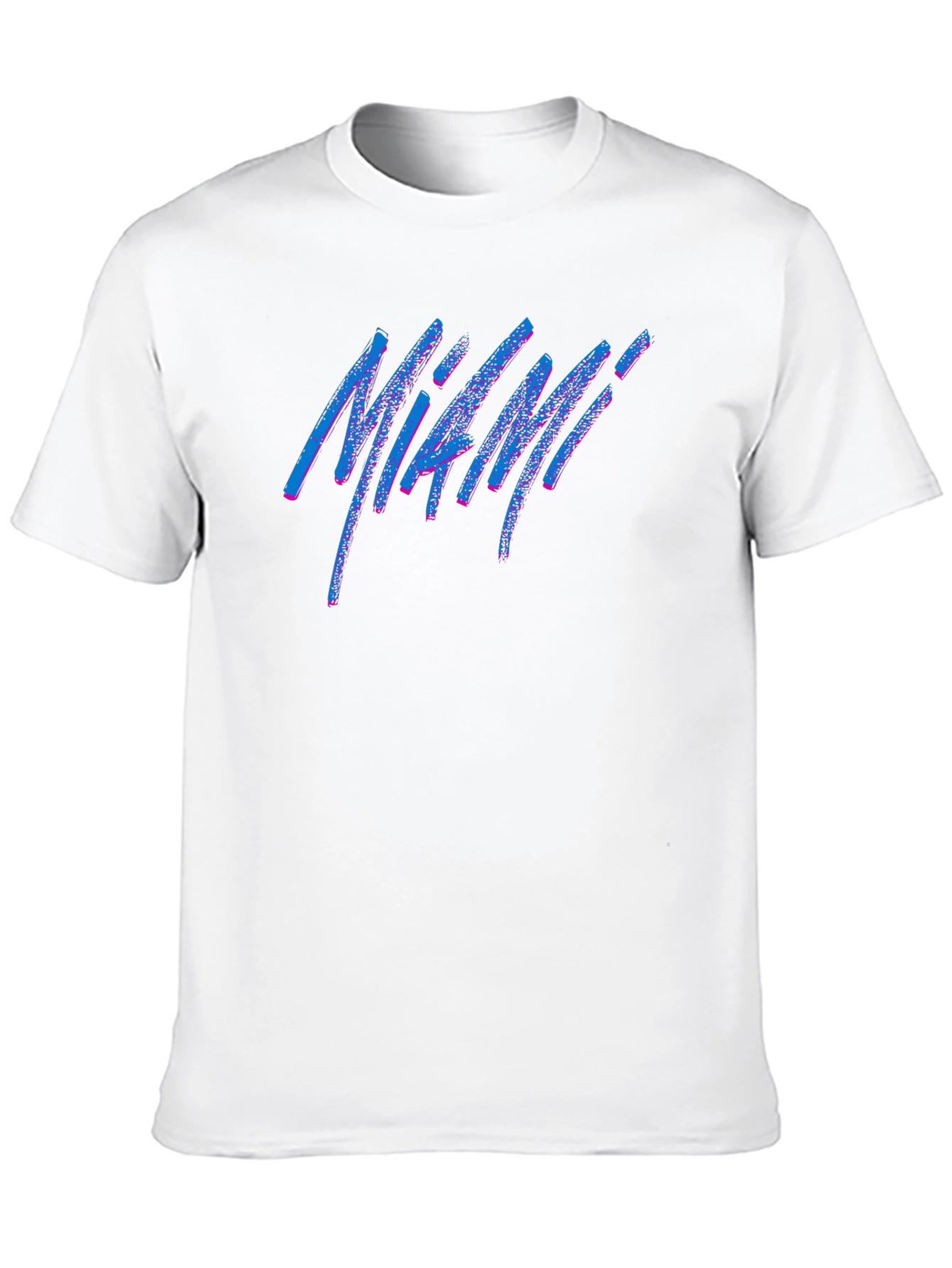 Miami Retro T-Shirt - Black