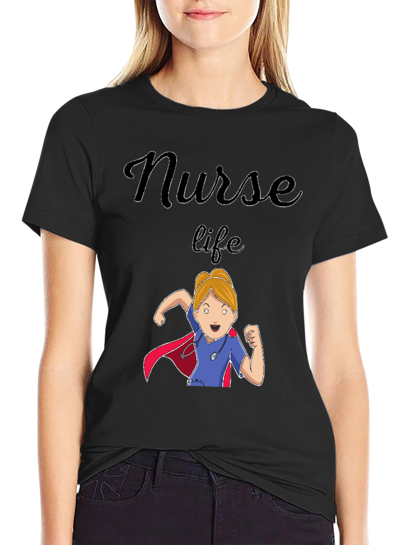 Nurse Life T-Shirt - Super Hero Design