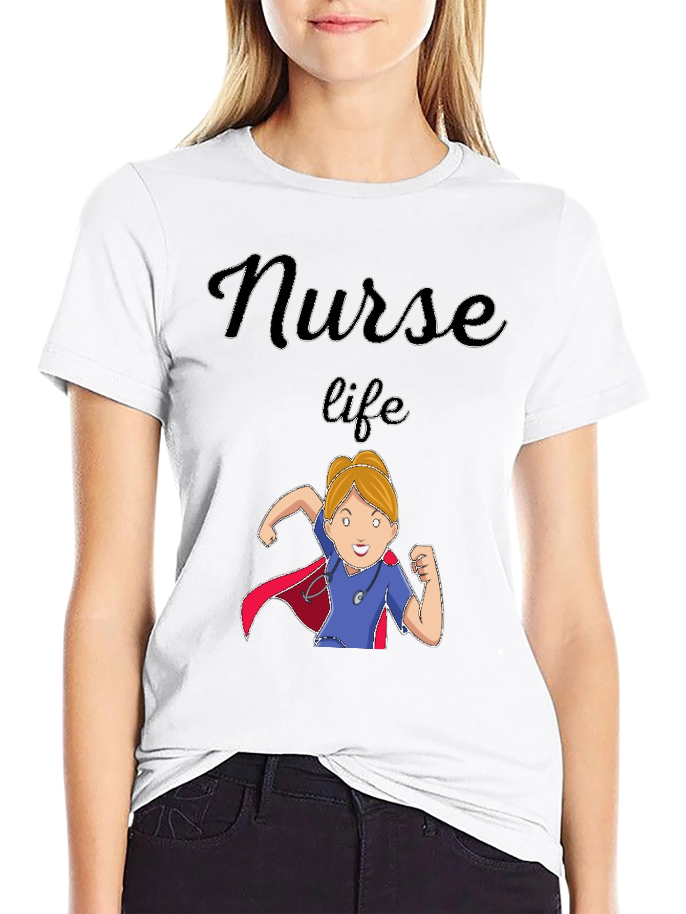 Nurse Life T-Shirt - Super Hero Design